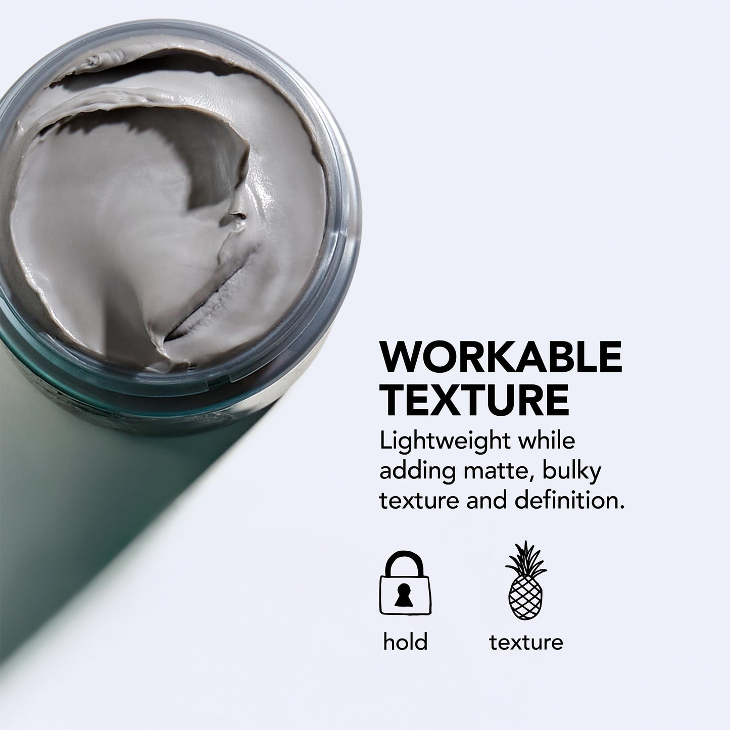 Bumble and bumble. Sumoclay Matte Texture Clay | Workable Texture, Moldable Hold + Matte Finish | Wavy, Straight, 1.5 Ounce