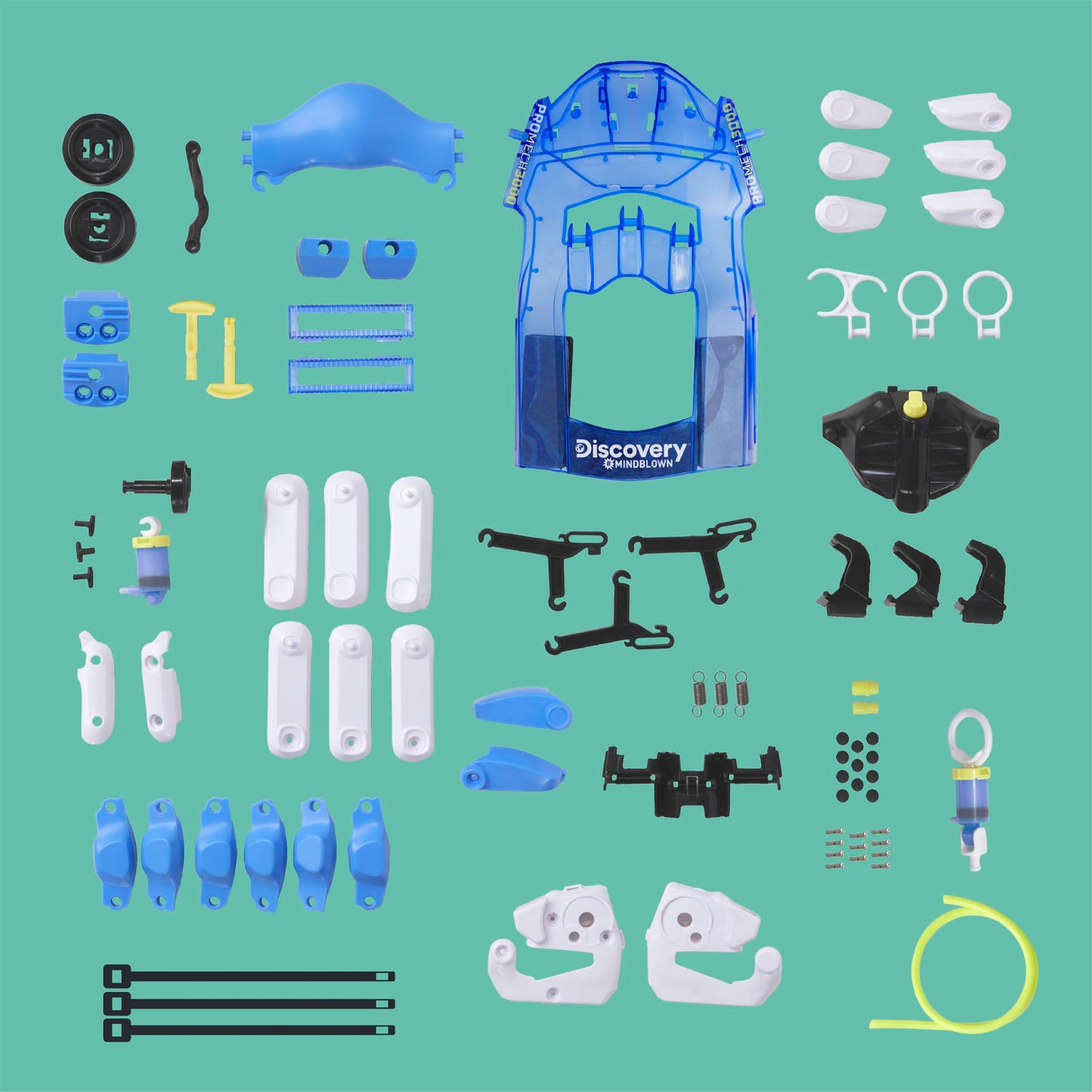 Discovery Bionic Hand Robotics Kit – 87-Piece DIY STEM Toy | Build Wearable Robotic Hand | Hydraulic Science & Engineering Kit Ages 8+