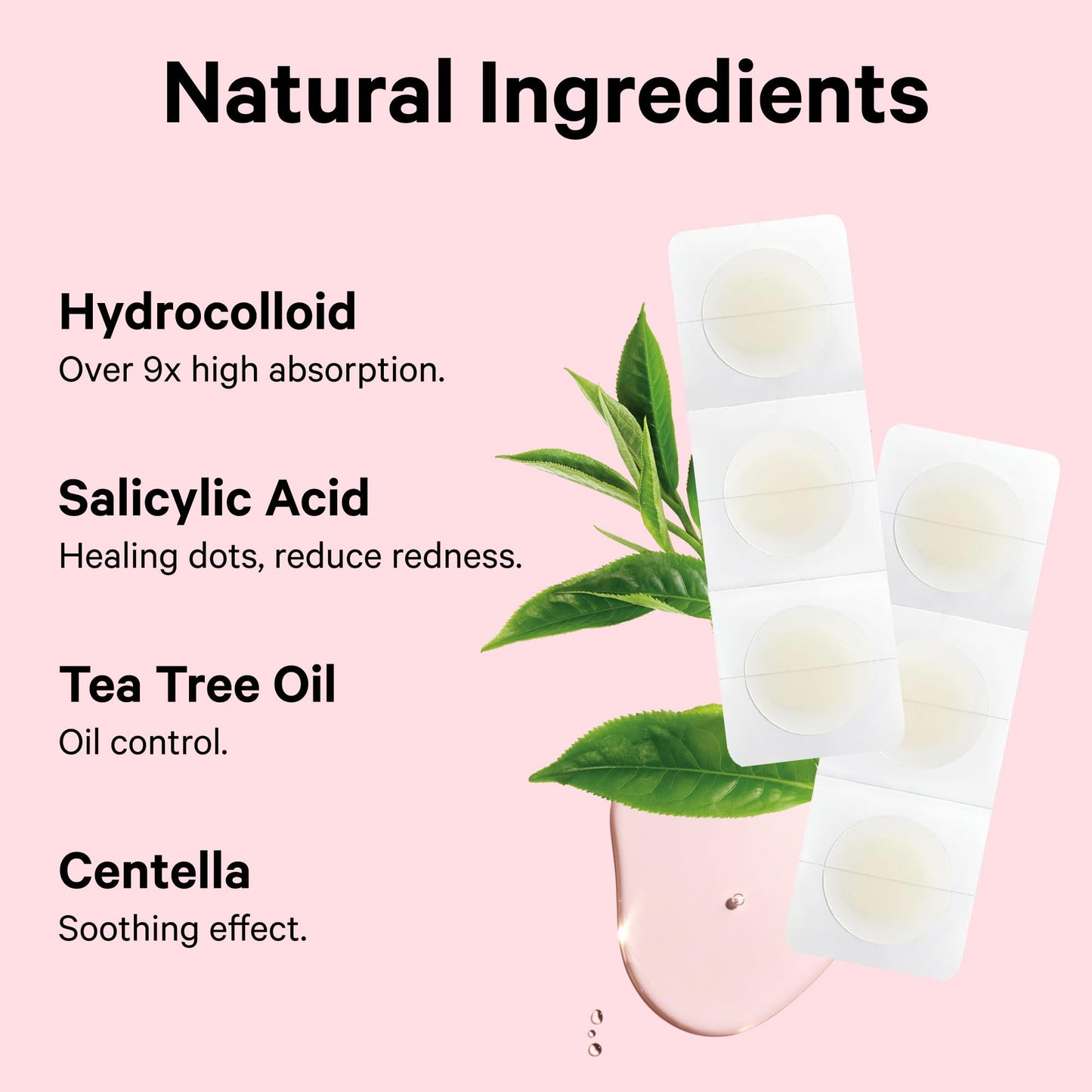 Sosky Invisible Hydrocolloid Acne Patches with Salicylic Acid – Pimple & Blemish Cover Stickers for Face, 48 Count, HSA Eligible