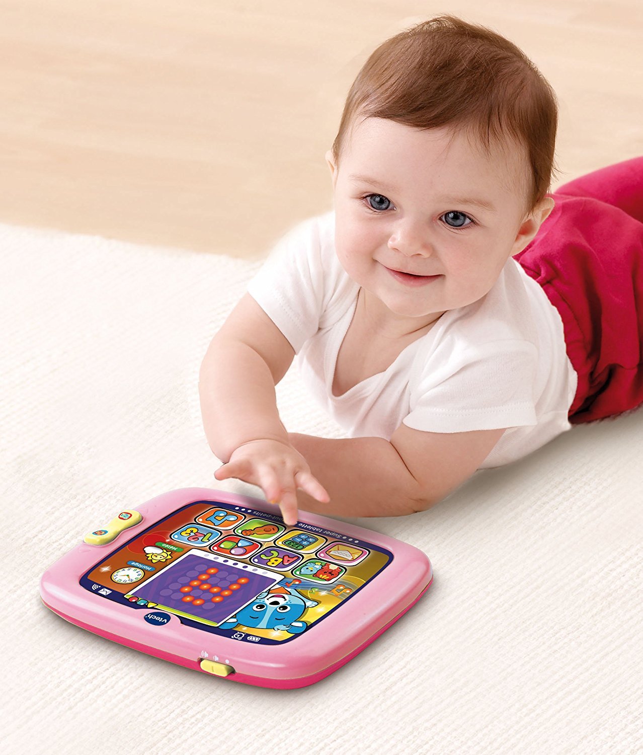 VTech Light-Up Baby Touch Tablet, Pink