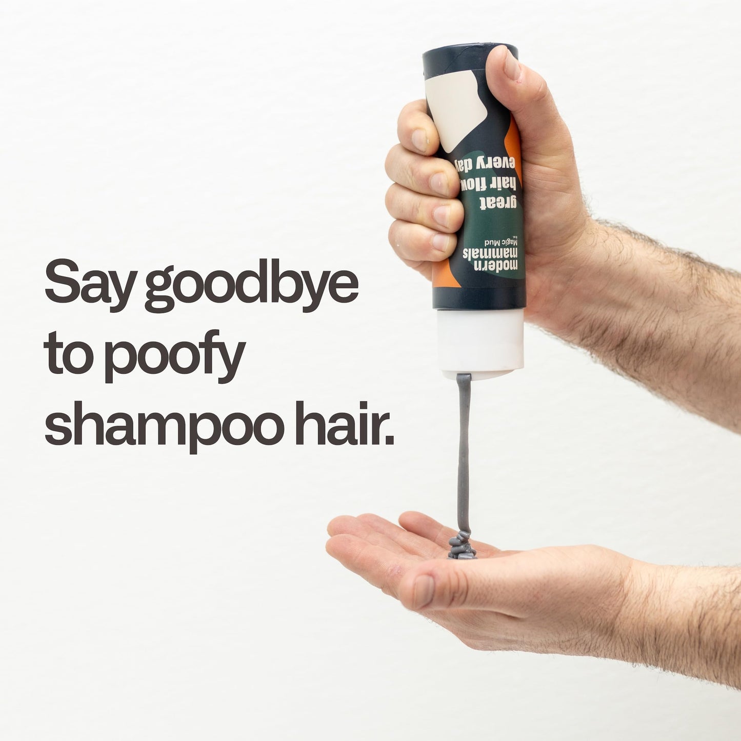 Modern Mammals Men's Hydrating 2-in-1 Cowash | Sulfate-Free, Lather-Free Cleanser | Boosts Volume, Non-Drying, Barber Recommended, 8oz