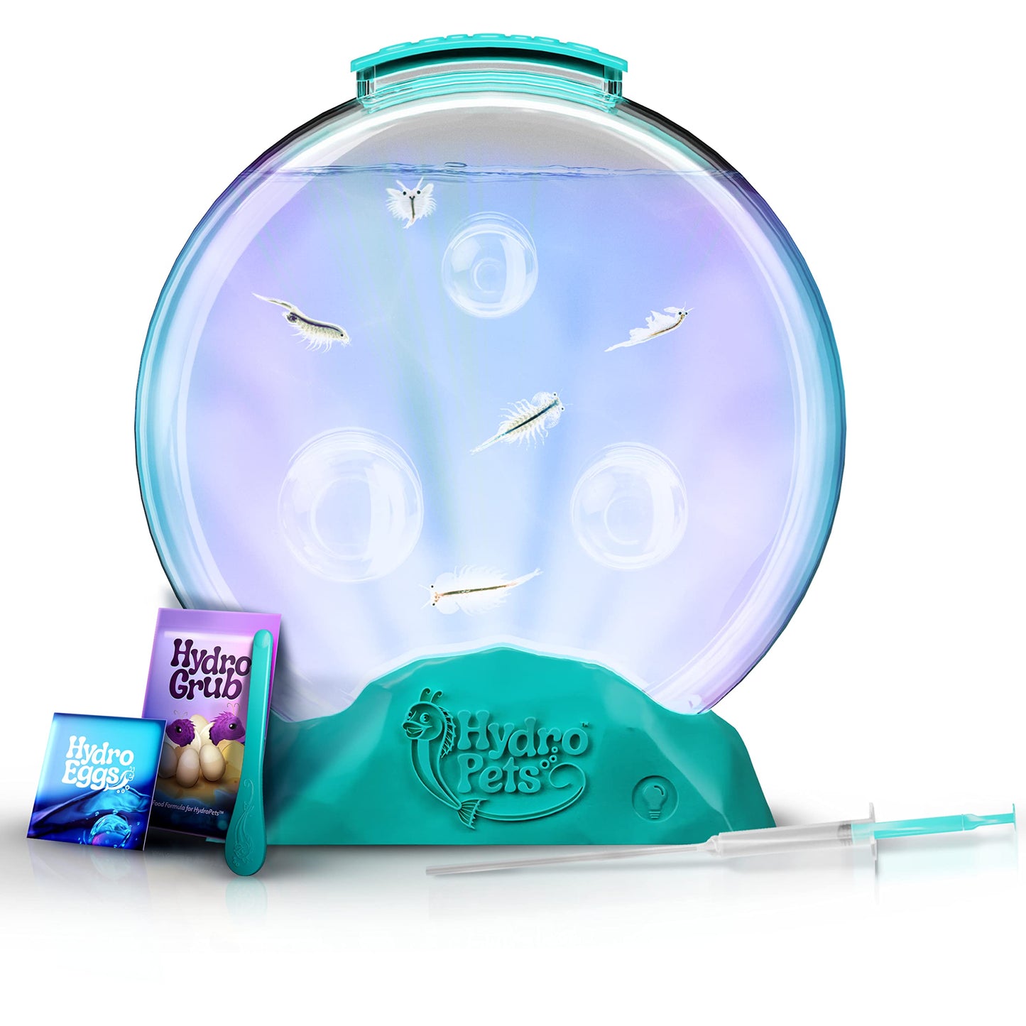 HydroPets Live Sea Pets Habitat Kit with Light-Up Tank – STEM Science Toy for Kids 6-12+ | Hatch, Grow & Explore Aquatic Pets