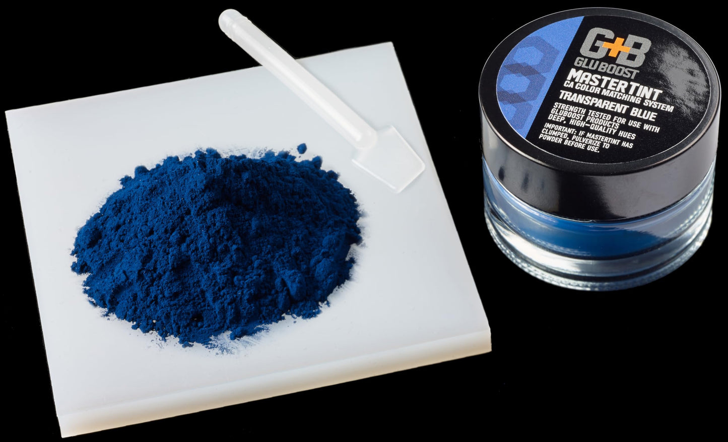 GluBoost MasterTint Jar - Blue | Long-Lasting Color Additive for Perfect Color Matching | Works with MasterGlu & Fill n’ Finish Pro | No Solvent Needed