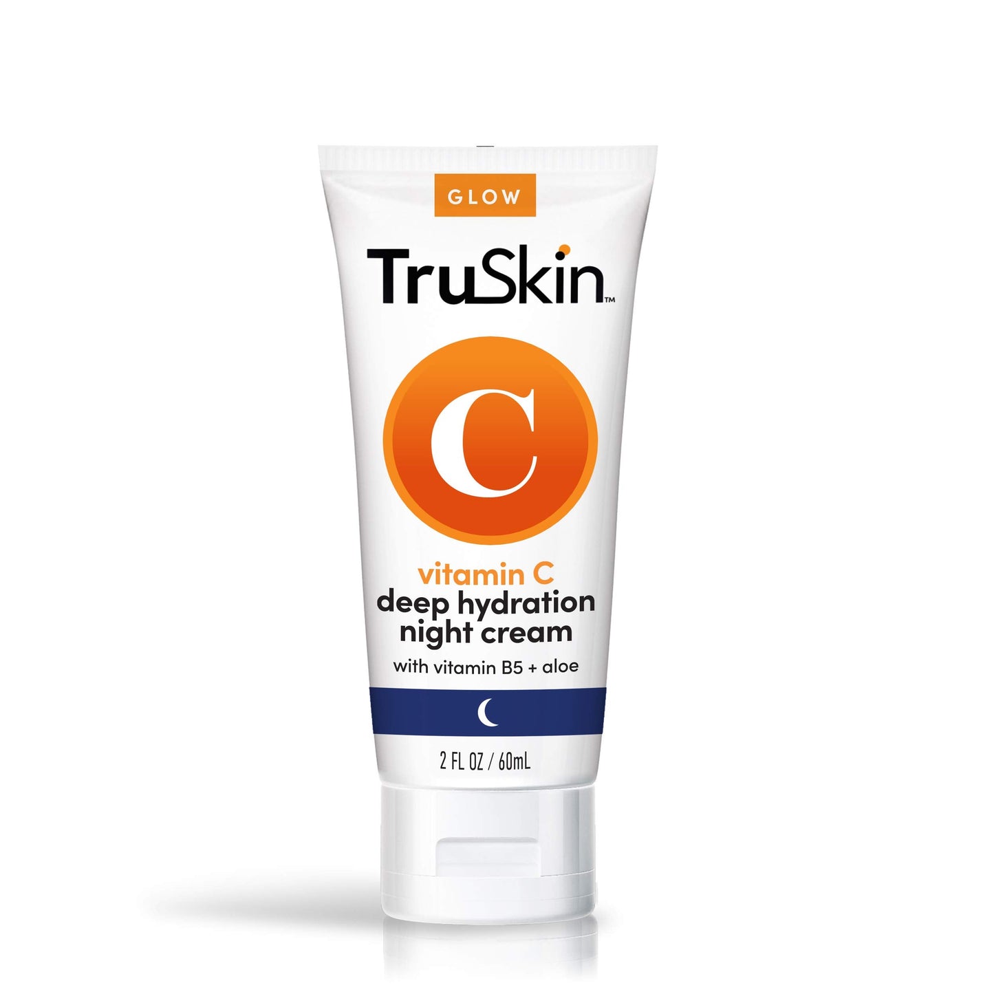 TruSkin Vitamin C Night Cream – Brightening & Hydrating Face & Neck with Cocoa Butter, Vitamin B5 & Botanical Oils, 2 fl oz