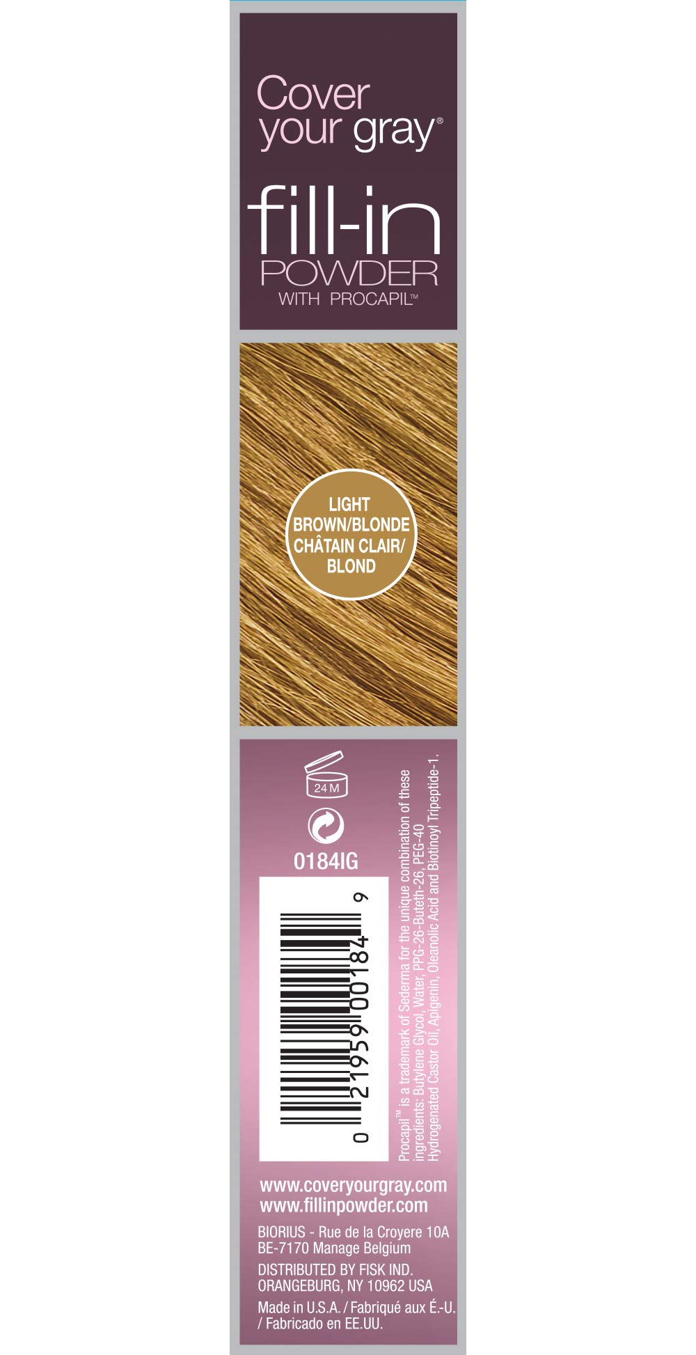 Cover Your Gray Fill In Powder - Light Brown/Blonde (3-Pack)