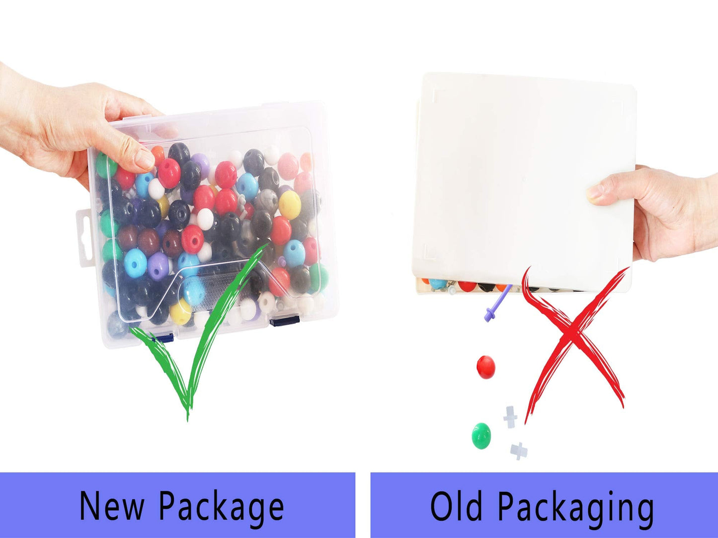 LINKTOR 444-Piece Chemistry Molecular Model Kit – Student & Teacher Set for Organic & Inorganic Chemistry, Fullerene Models, STEM Learning