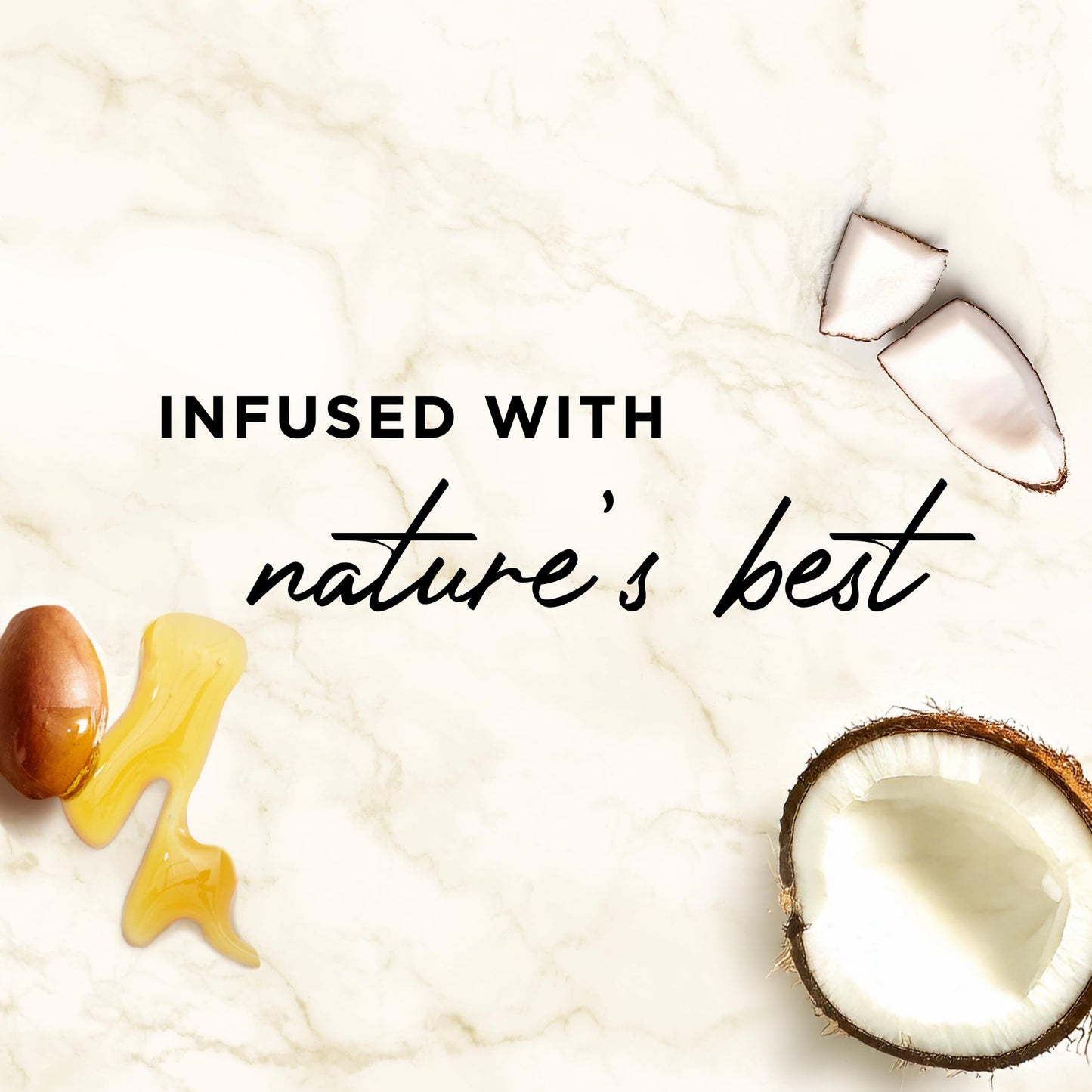 Hair Food Coconut & Argan Oil Heat Protectant Spray, 450°F Protection, Sulfate & Paraben Free, Adds Shine, Safe for All Hair Types, 6.4 Fl Oz