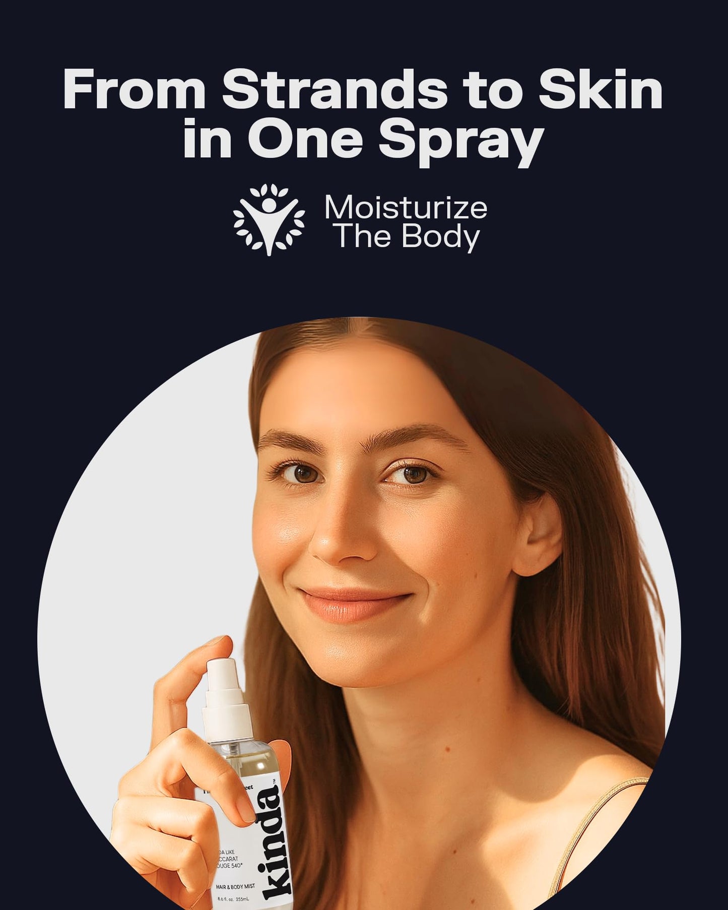 PB ParfumsBelcam KINDA I’m Warm & Sweet Hair & Body Mist – Baccarat Rouge 540 Inspired Woody Gourmand Floral Scent, 8.6 fl.oz