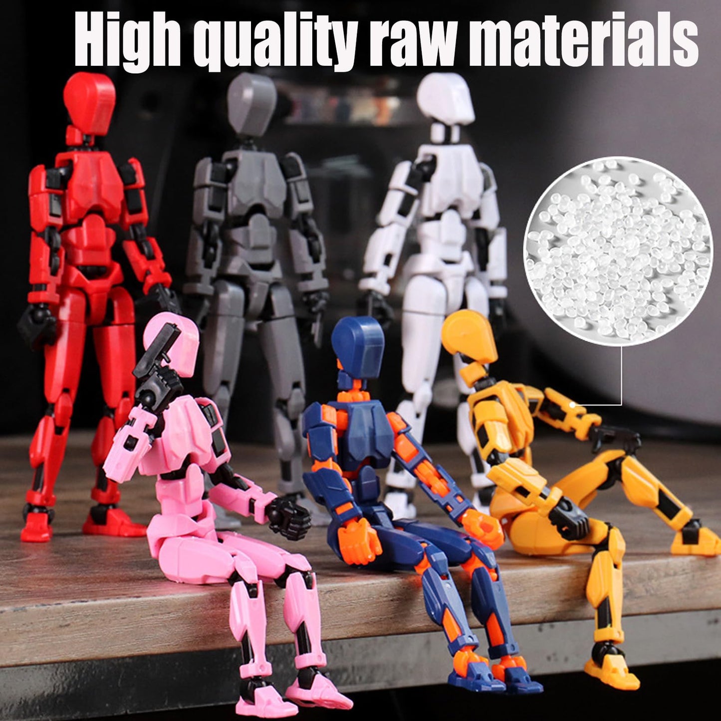 2025 Titan 13 Action Figures Set - 3D Printed Multi-Jointed Nova & Dummy Robots, Collector Desktop Decorations, 9pcs