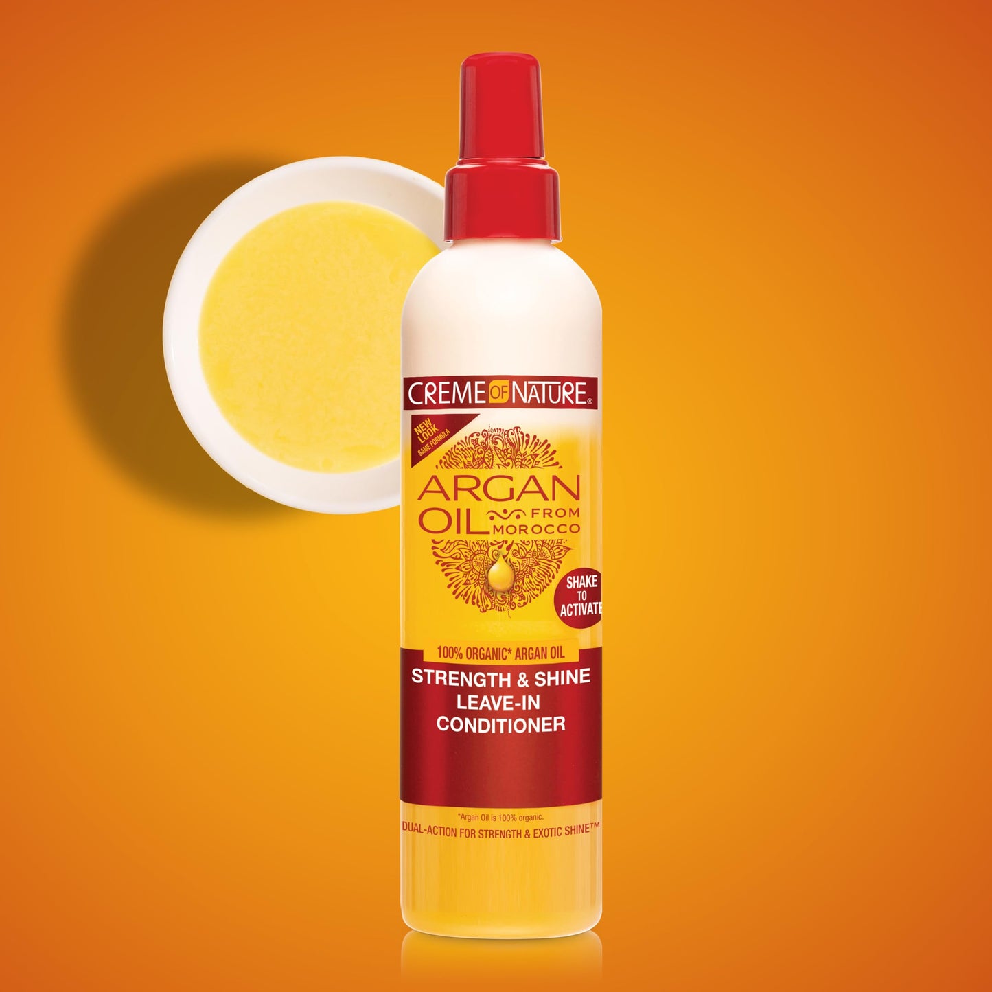 Creme of Nature, Argan Oil Leave In Conditioner, Detangling and Conditioning Formula for Normal Hair 8.45 Fl Oz