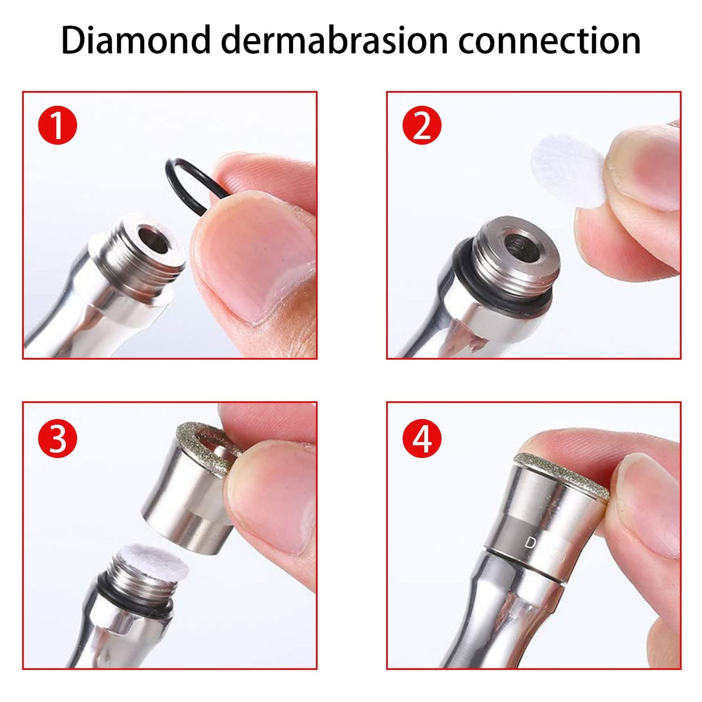 AEGYPIUS 500pcs 10mm Microdermabrasion Cotton Filters & Pads Replacement for Facial Vacuum Machine Tips Sponge Filters