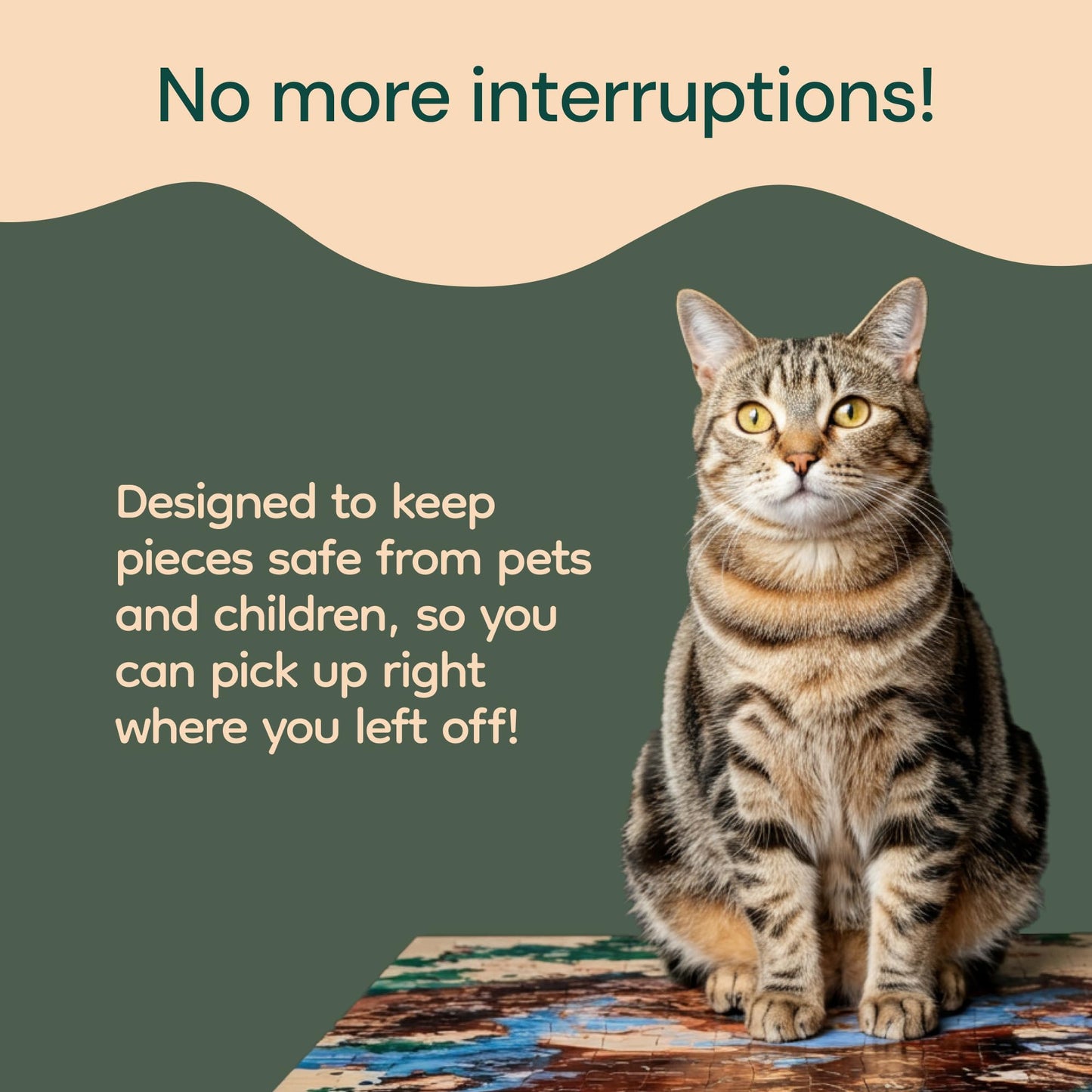 PlayVibe 1500-Piece Puzzle Board with Drawers & Cover – Portable Jigsaw Solve Station with Tray, Accessories & Raised Edges to Prevent Slipping