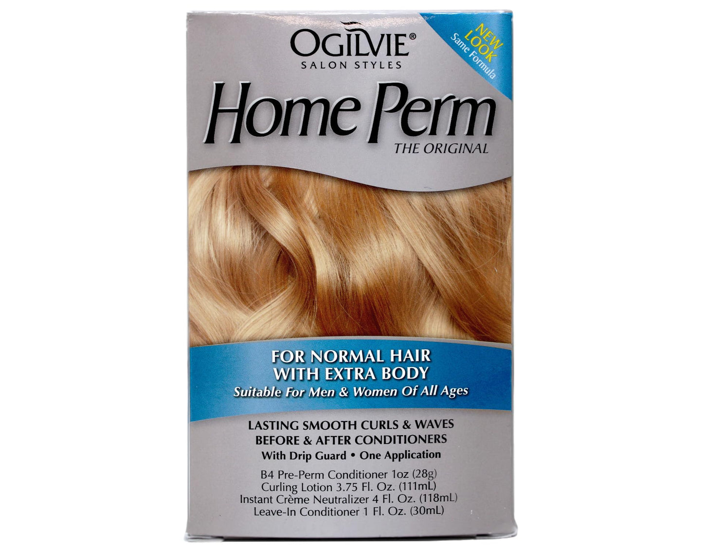 Ogilvie The Original Home Perm, For Normal Hair now with Extra Body 1 ea