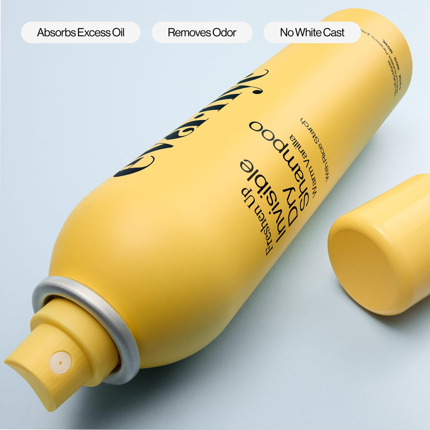 Eva NYC Invisible Dry Shampoo Spray 5.3 oz | Oil-Absorbing, Odor-Removing, No White Cast | Freshens Light, Dark & Oily Hair | Warm Vanilla Scent