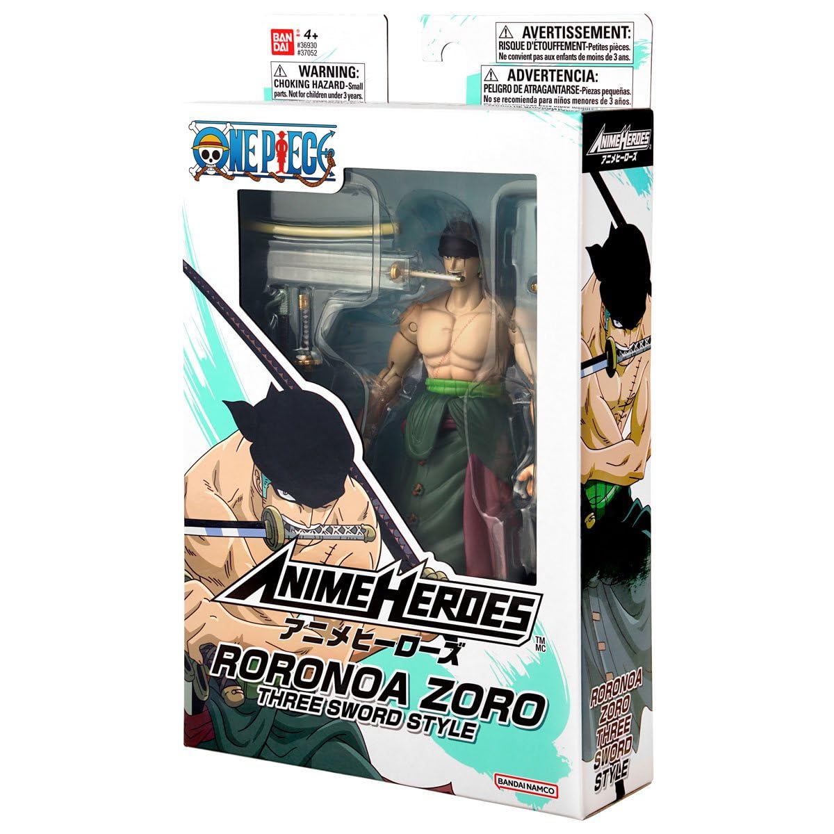 ANIME HEROES - One Piece - Roronoa Zoro Three Sword Style Action Figure