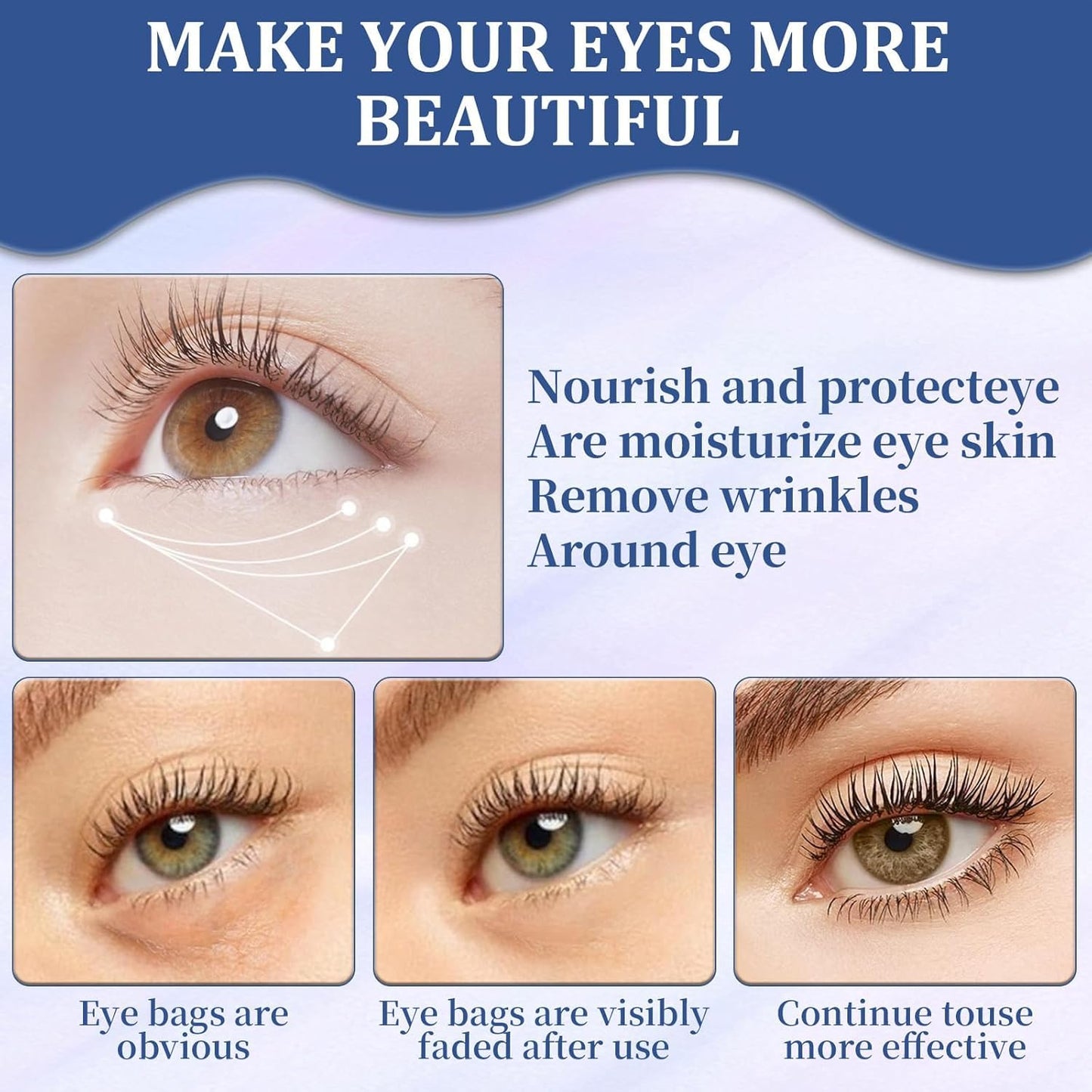 2PCS Calcium Multi Balm – Wrinkle Core Stick with Collagen, Hydrating, Firming & Anti-Aging Moisture for Eyes, Neck & Face, Korean Skincare