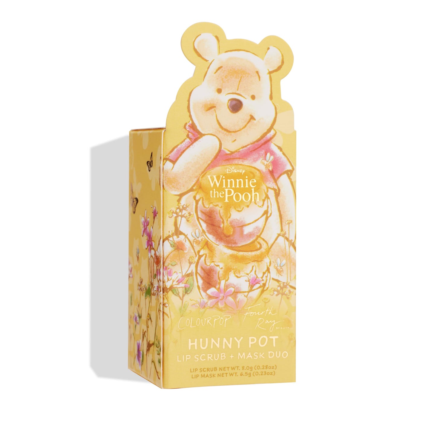 ColourPop x Winnie the Pooh Lip Scrub & Mask Set, Vegan & Cruelty-Free, Honey Flavor, Exfoliates & Moisturizes, 2 Count