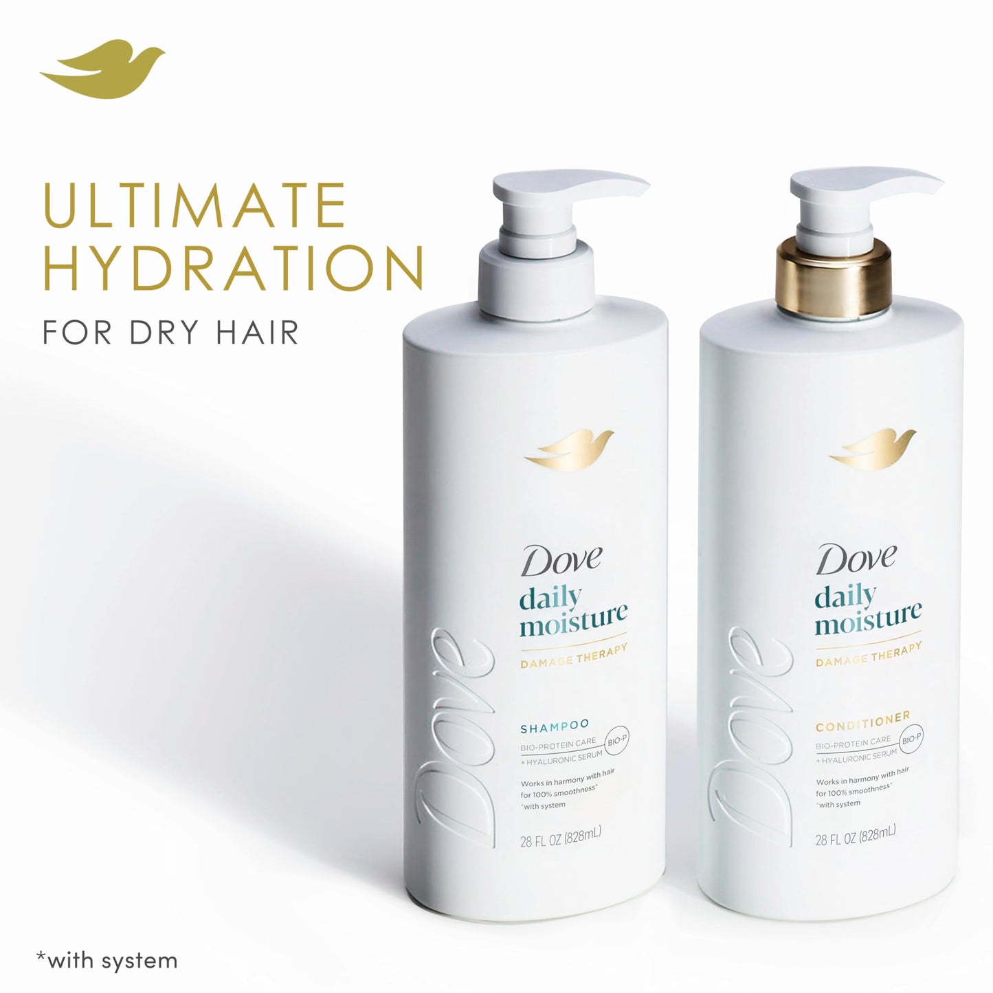 Dove Conditioner Coconut & Hydration for Dry Hair with Bio-Protein Care Technology and Coconut Oil 28 Fl Oz