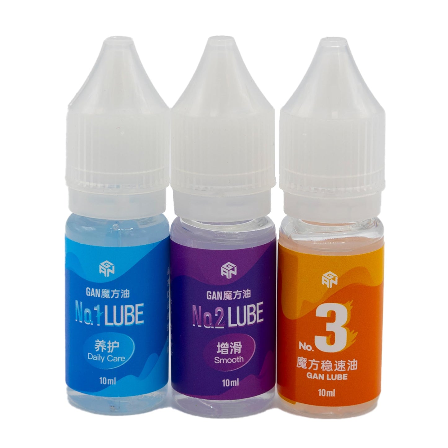 iYallow Speed Cube Lubricant - Rubic Cube Lube for High-Performance & Faster Turns - Set of 3 Daily Care, Smooth & GAN Lube - 10cc