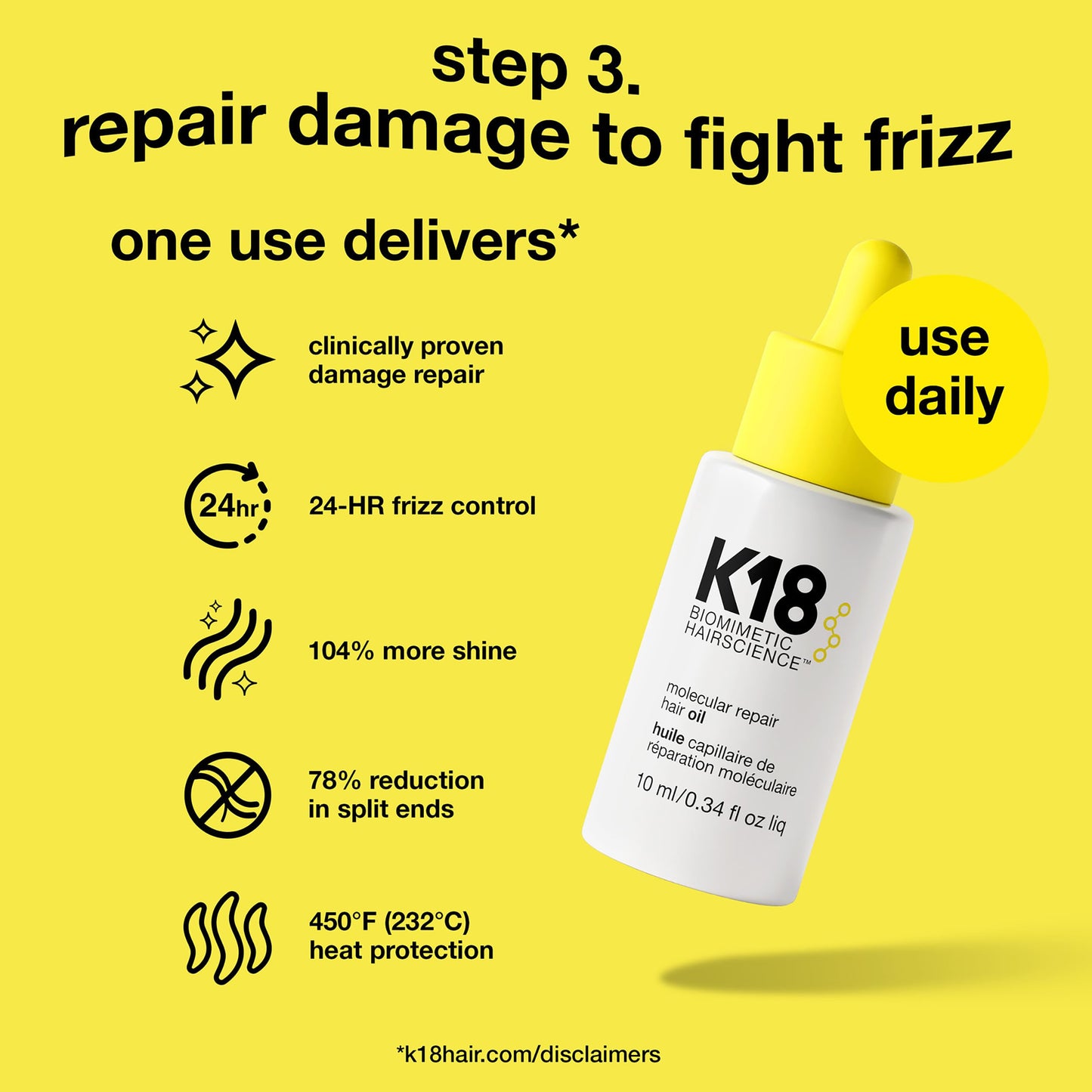 K18 Damage Repair Essentials Kit, Travel-Friendly Trio Featuring Mini Hair Mask, Mini Hair Oil & Detox Shampoo