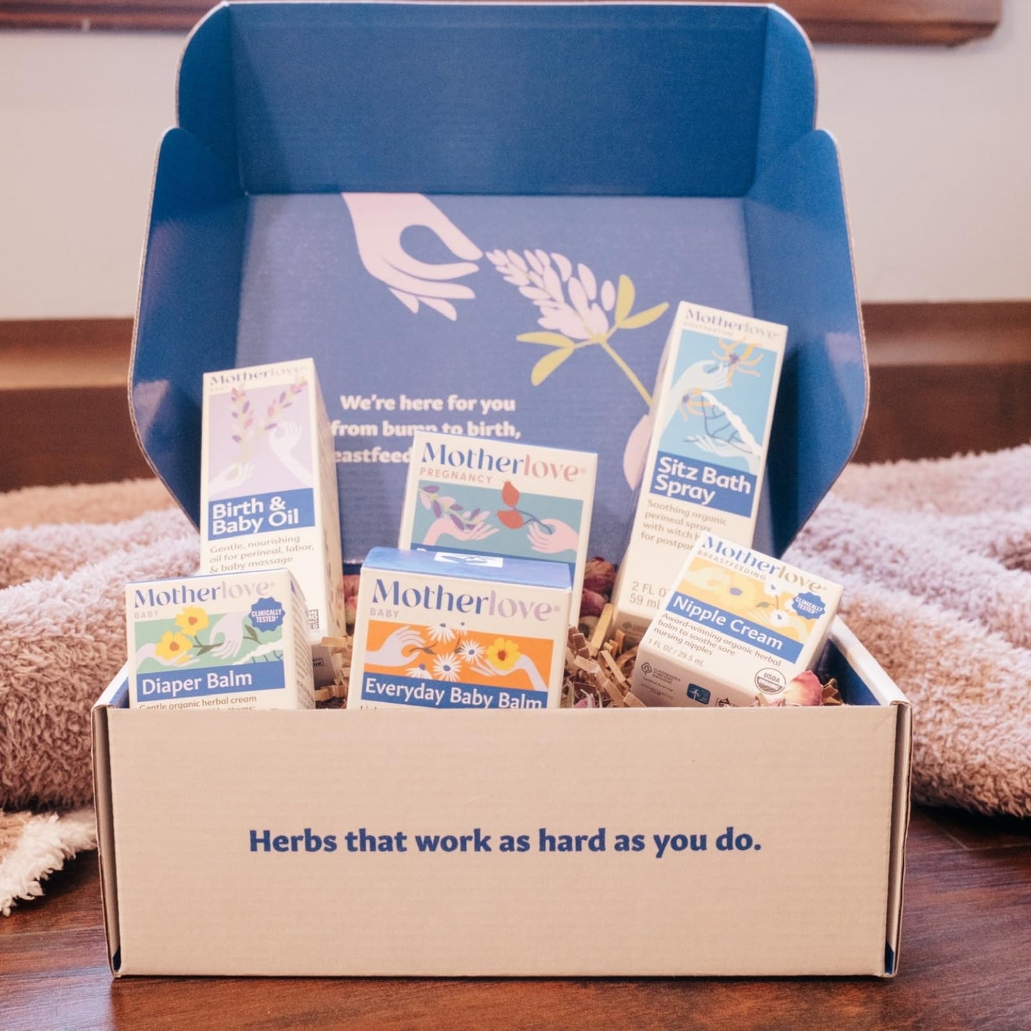 Motherlove Bump to Baby Box—Baby Shower Gift for Expecting Moms from Maternity to Postpartum