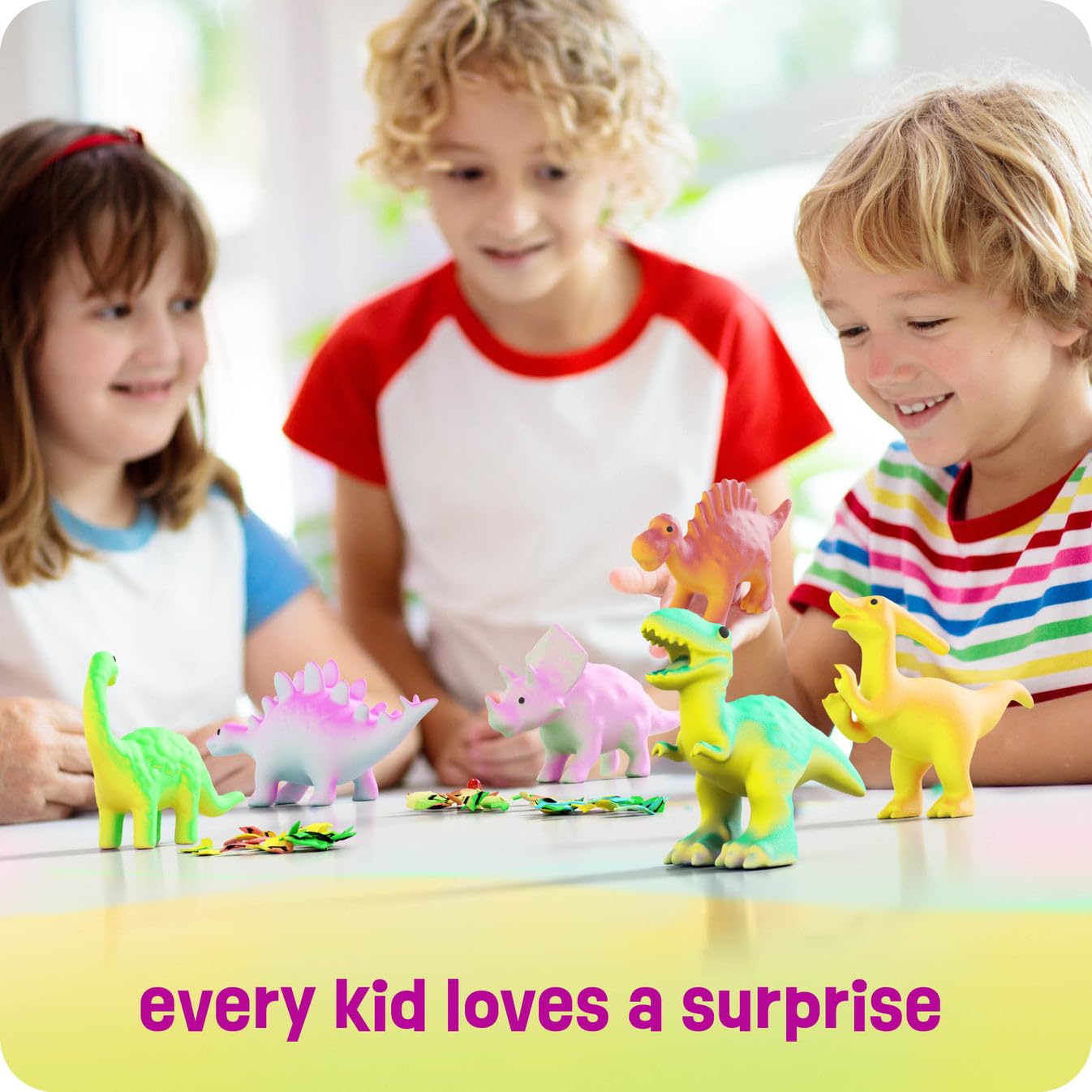 Dan&Darci Dinosaur Hatching Surprise Eggs, 6 Pack – Grows 600%, Dino Toys for Kids 3-8, Party Favors, Gift Ideas & Basket Stuffers