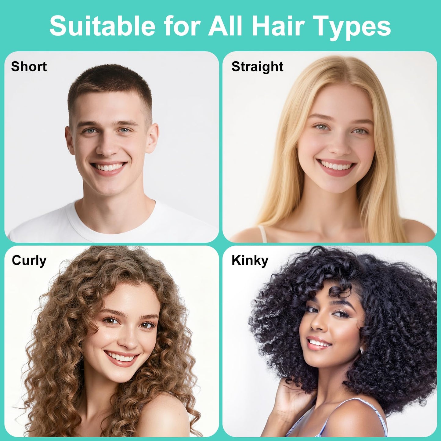 Curl Defining Brush for Curly Hair – Soft Boar Bristles & Wide Teeth for Detangling, Shaping & Defining Curls – For Wet & Dry Hair (Green)