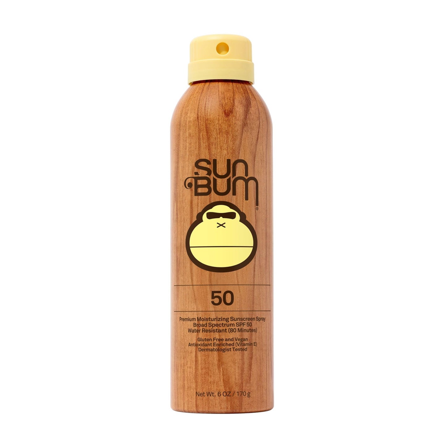 Sun Bum Original SPF 50 Sunscreen Spray - Broad Spectrum UVA/UVB Protection with Vitamin E - Reef Friendly, Hawaii Act 104 Compliant, 6 oz