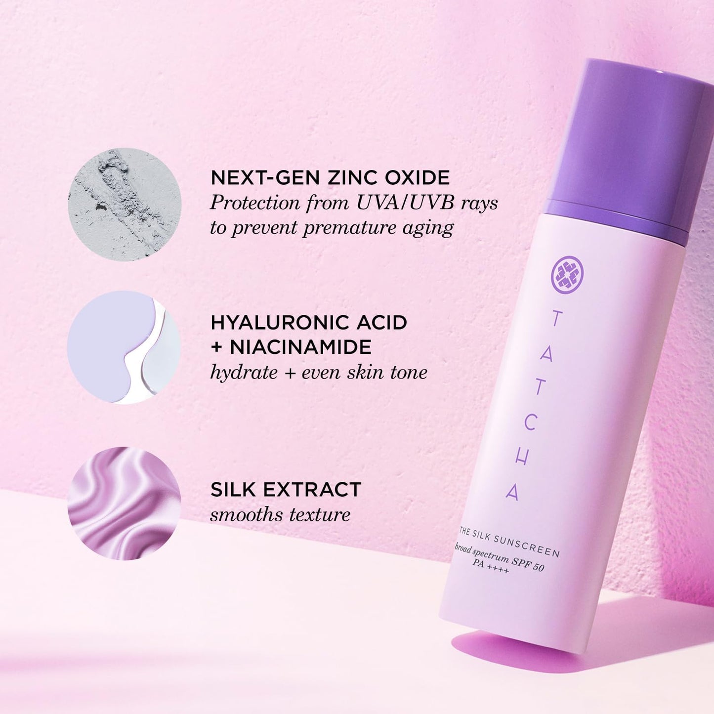 Tatcha The Pure Pores Set – Matcha Cleanser, Water Cream & Silk Sunscreen with Japanese Ingredients for Smooth, Luminous Skin