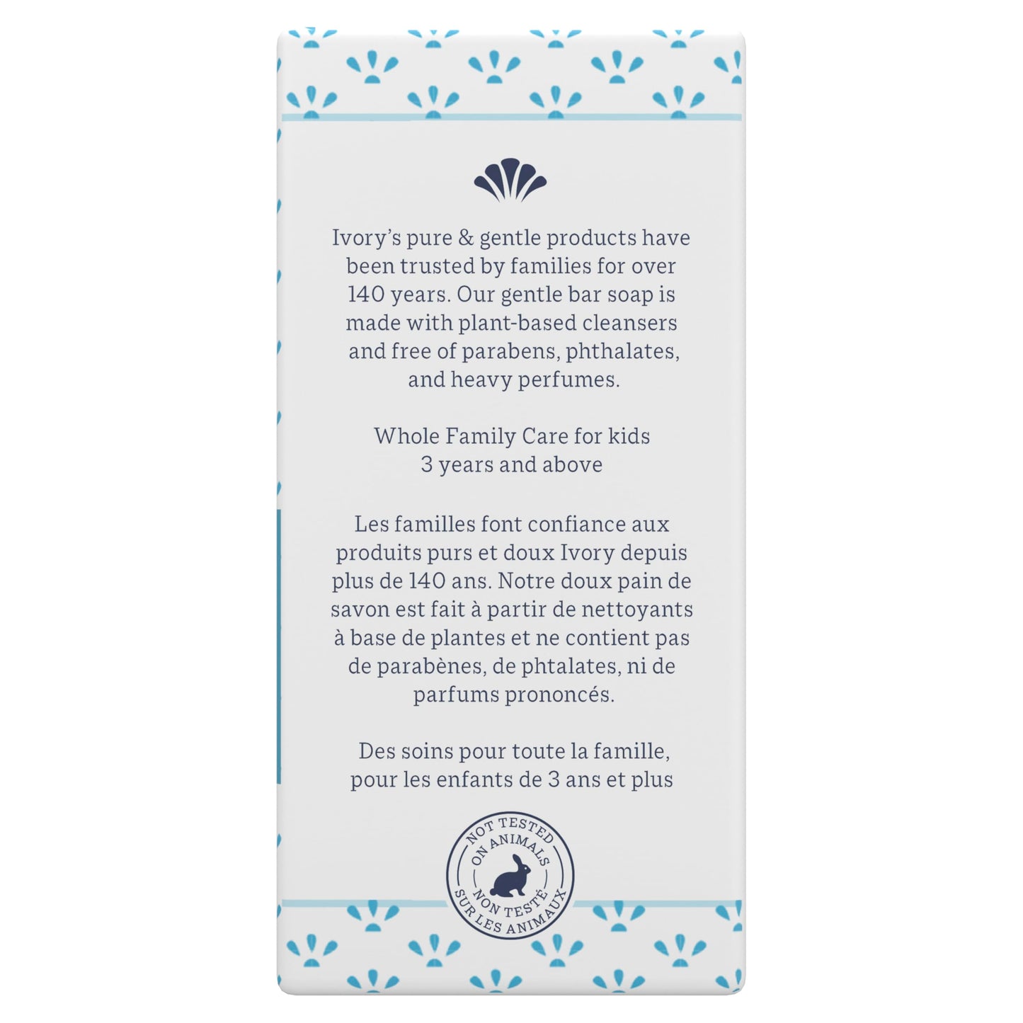 Ivory Gentle Bath Bar Soap, 4oz 4-Pack – 99.44% Pure, Plant-Based Cleansers, Original Scent, Family-Friendly, No Parabens or Phthalates