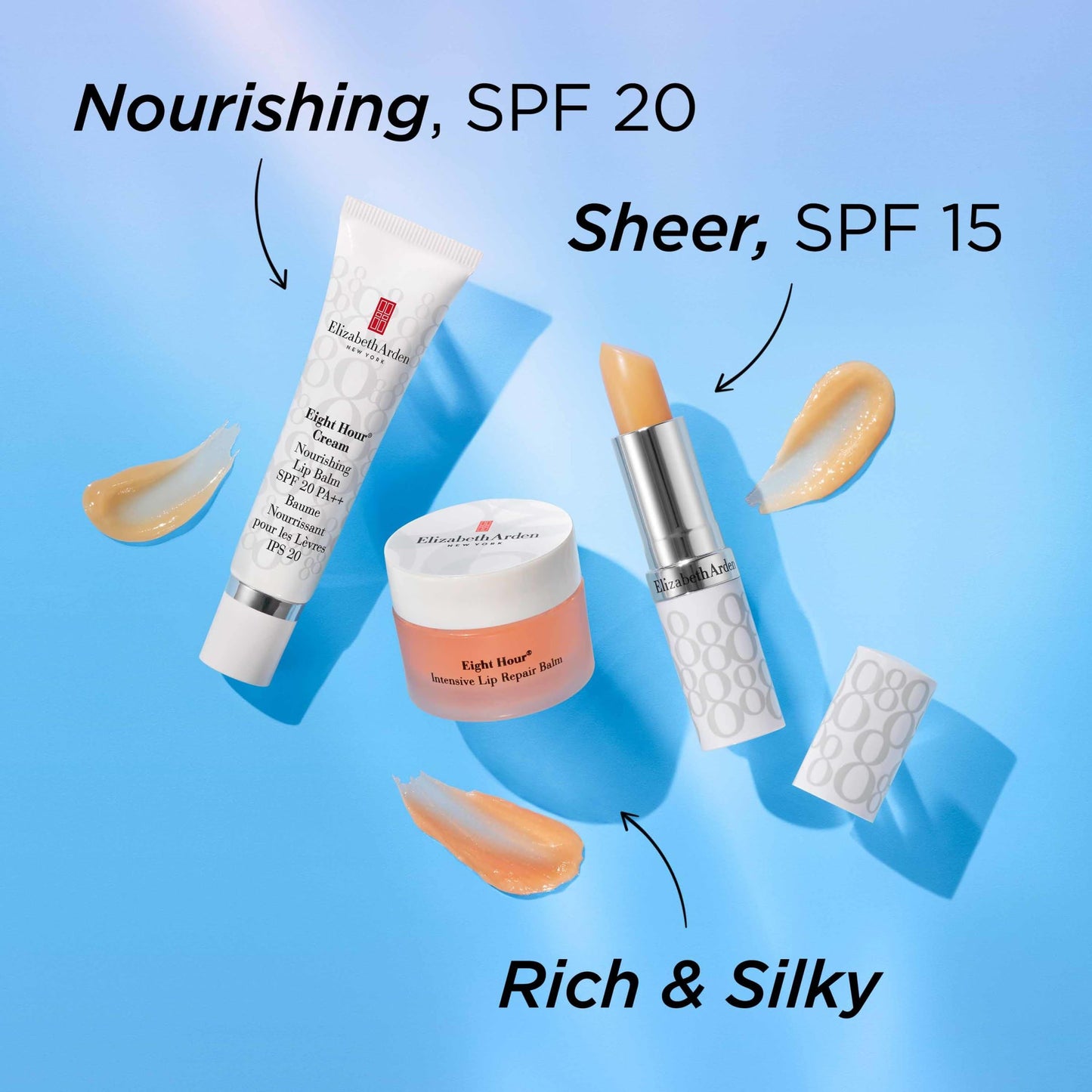 Elizabeth Arden Eight Hour Cream Lip Protectant Stick SPF 15 – Moisturizing Balm for Dry Lips with Shea Butter, Coconut Oil & Vitamin E, 0.13 oz