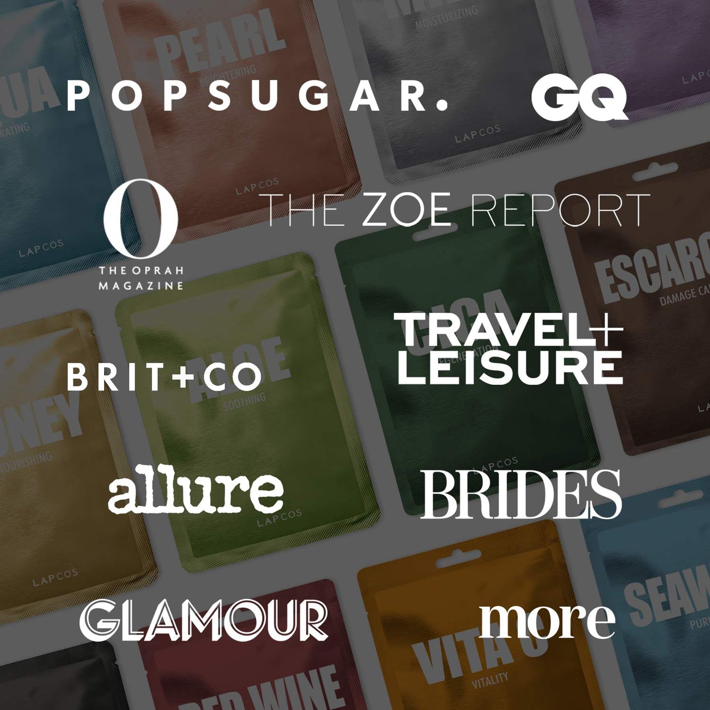 LAPCOS Collagen Sheet Mask 5-Pack – Firming Daily Face Mask with Collagen Peptides, Anti-Aging, Wrinkle Reduction, Hydrating, Korean Beauty