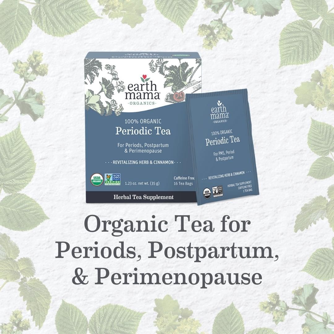 Earth Mama Postpartum Recovery Gift Set for Mom – Organic Self-Care, Nipple Butter, Perineal Spray, Sitz Bath & Tea, 7-Piece