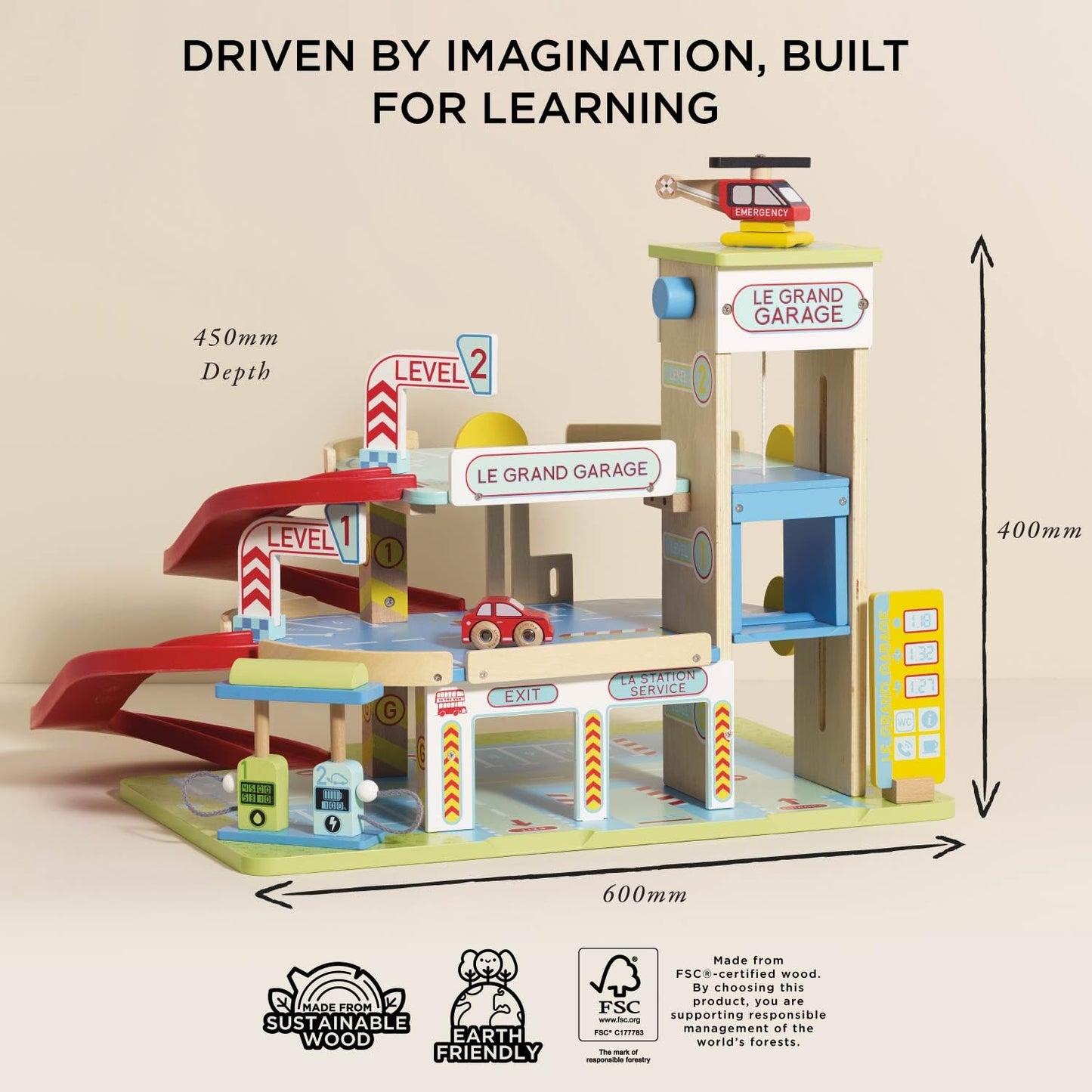 Le Toy Van Motors, Planes & Garages, Le Grande Garage