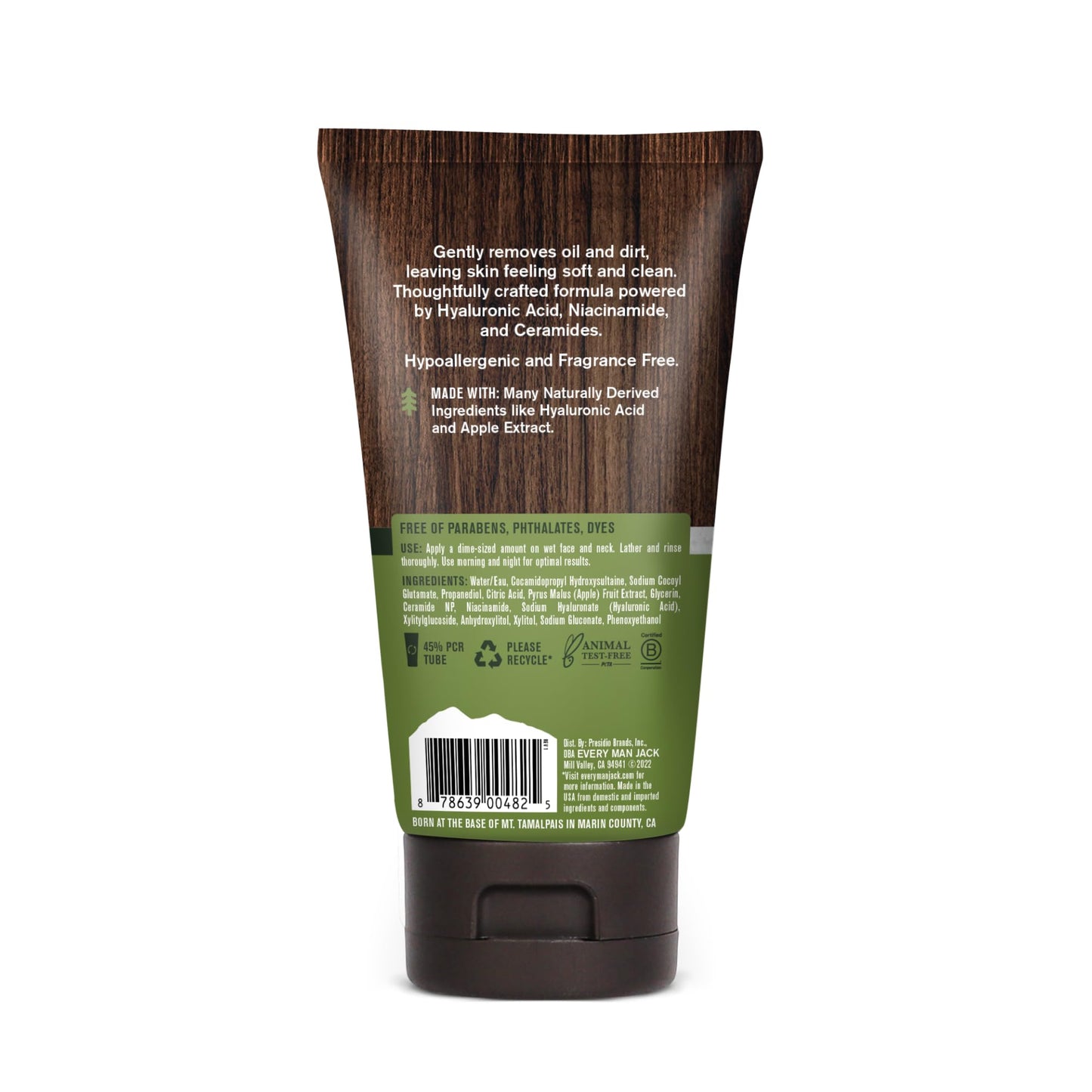 Every Man Jack Daily Face Wash & Moisturizer Bundle for Men – Hydrating Skincare Routine with Hyaluronic Acid, Niacinamide & Aloe