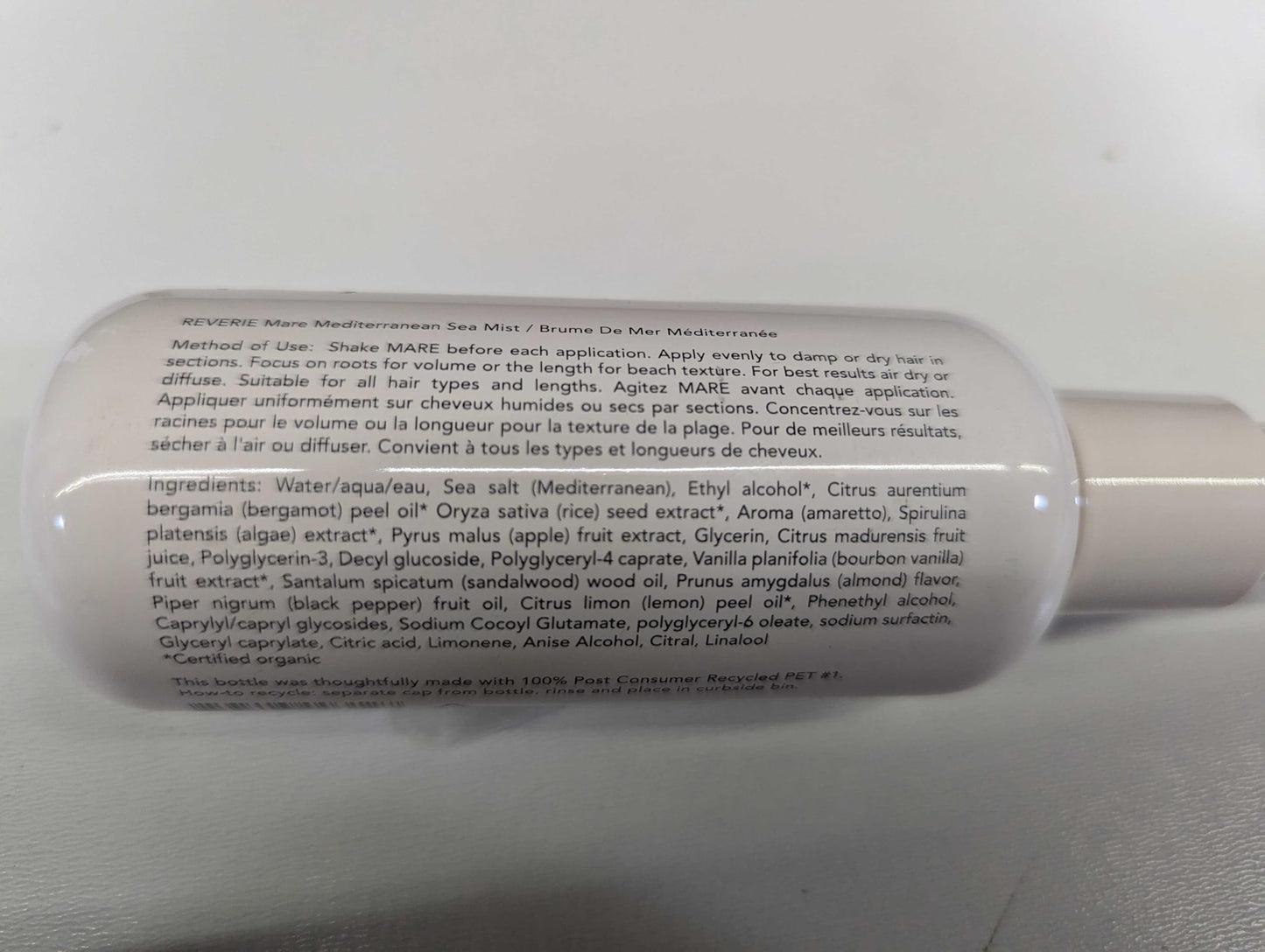 REVERIE - Natural Mare Mediterranean Sea Mist | Sulfate-Free, Silicone-Free, Color-Safe, Clean Hair Care (5 fl oz | 150 ml)