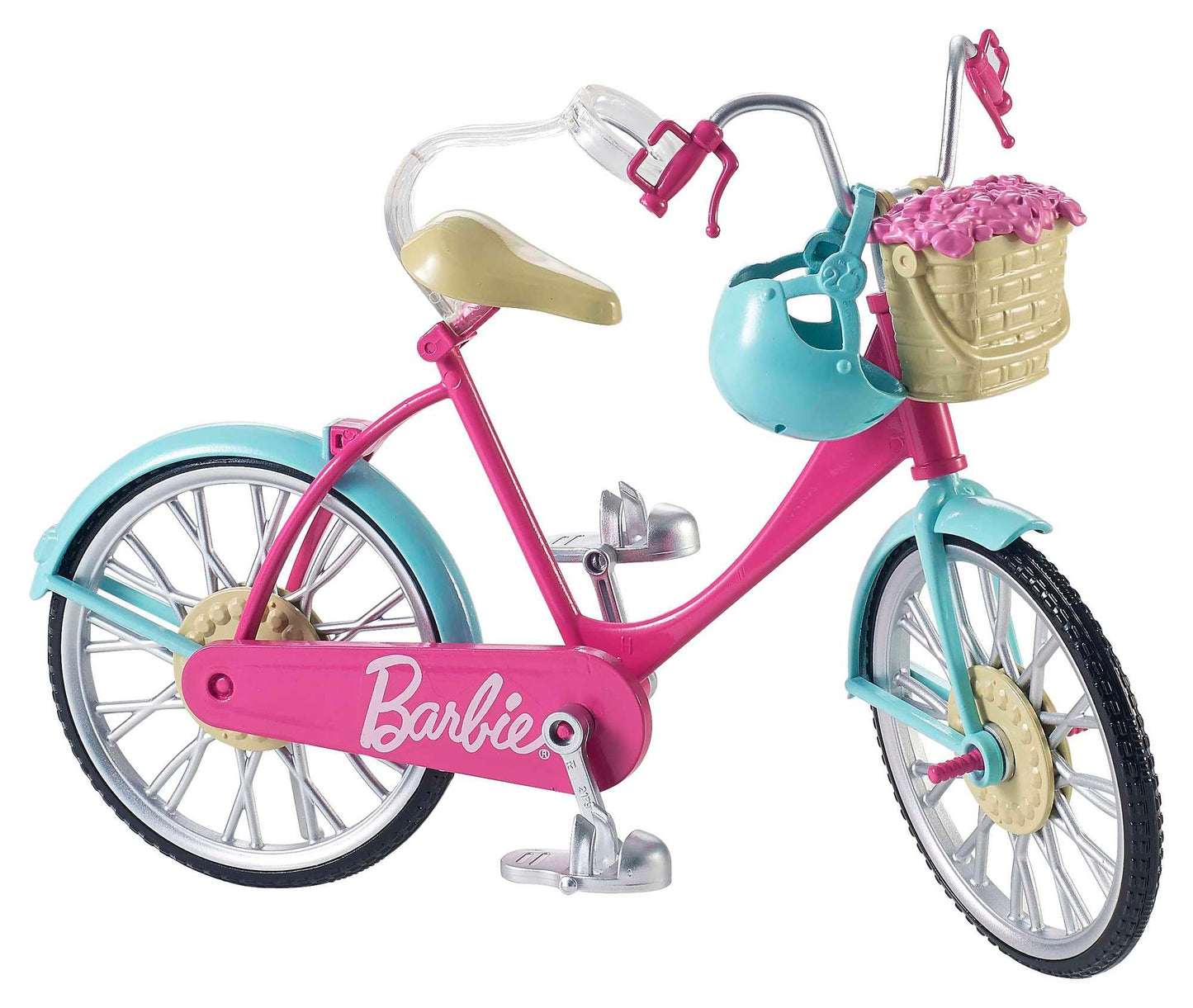 Barbie Bicycle with Basket of Flowers