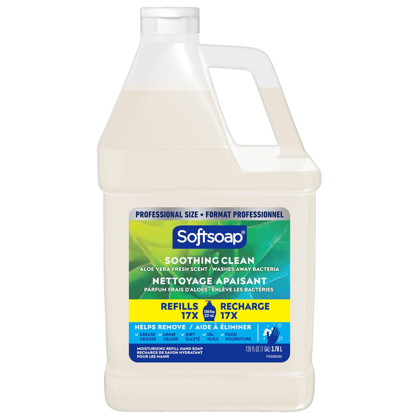 Softsoap Liquid Hand Soap Refill, Soothing Clean, Aloe Vera Fresh Scent - 1 gallon