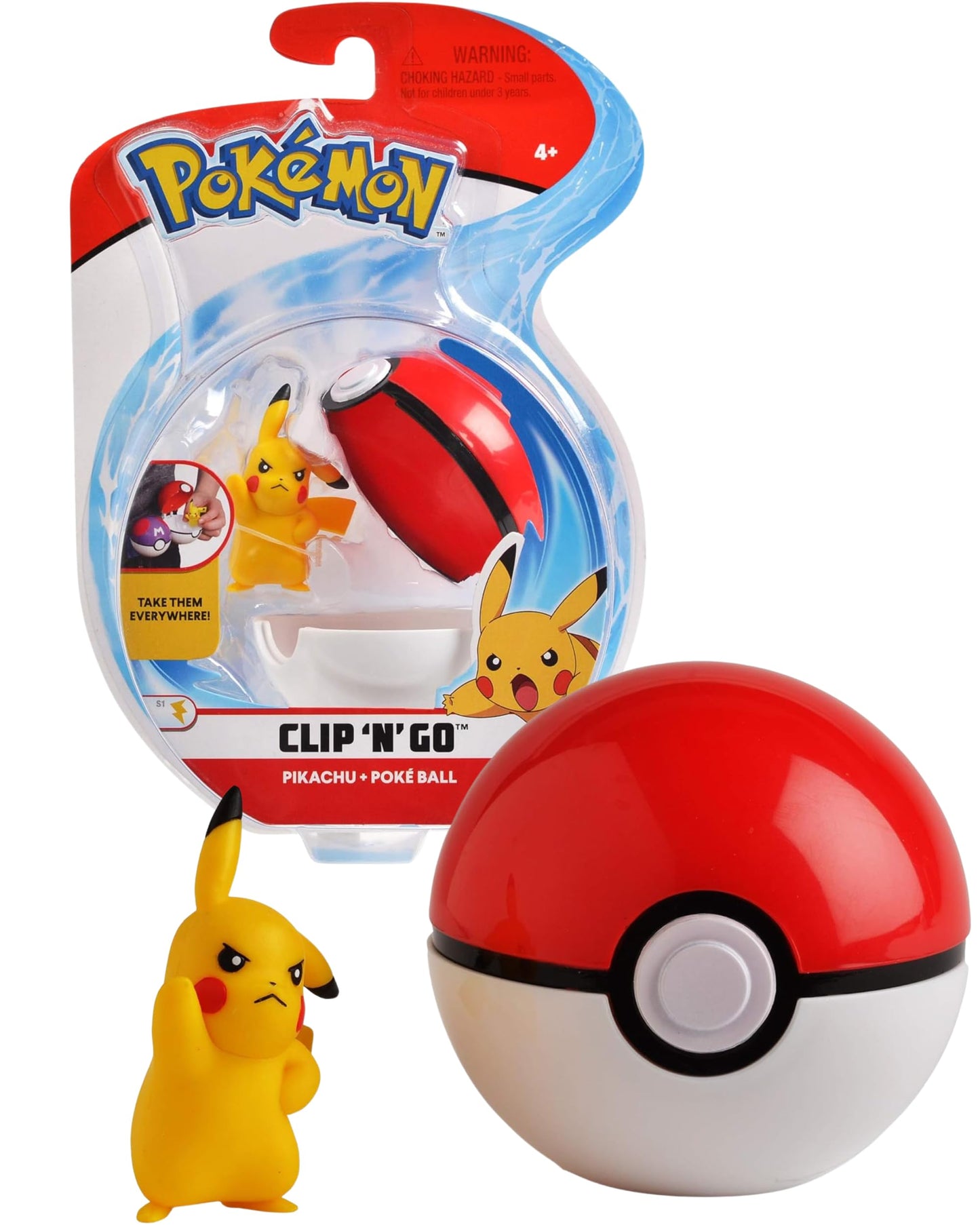 Pokémon Clip 'N' Go - Pikachu #5 & Poke Ball