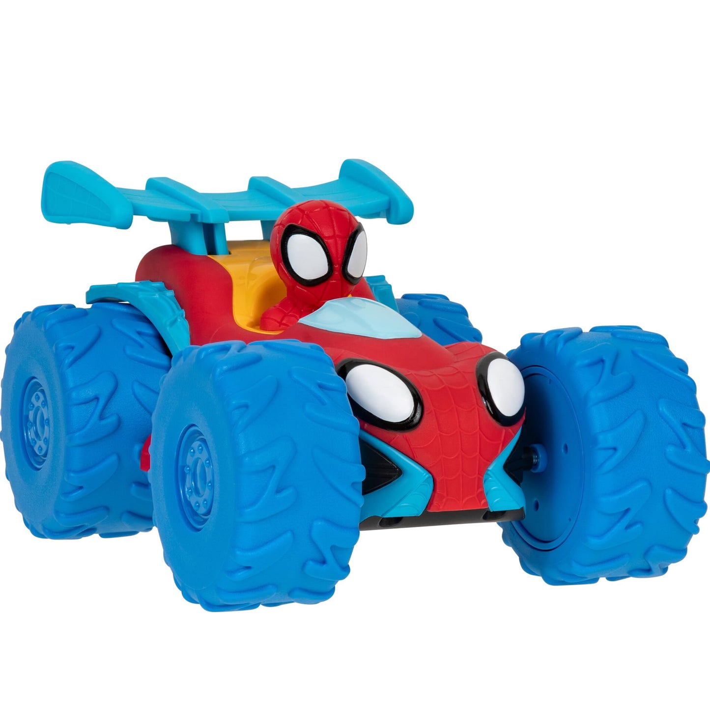 Jazwares Marvel Spidey and His Amazing Friends Marvel Spidey Web Climber - 7-Inch Rev Up Motor Vehicle That Climbs Obstacles