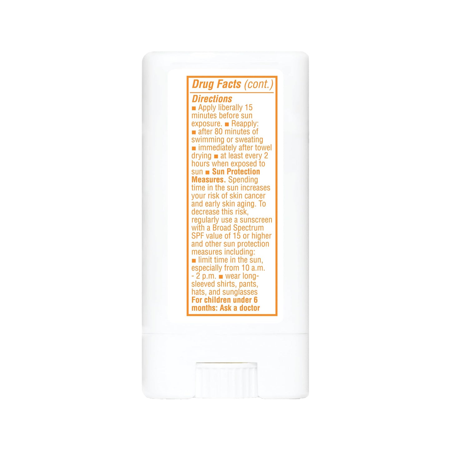 Thinkbaby SPF 30 Mineral Sunscreen Stick – Safe Natural Sunblock for Babies, Kids & Adults – Reef Friendly, Water Resistant UVA/UVB Protection, 0.64 oz