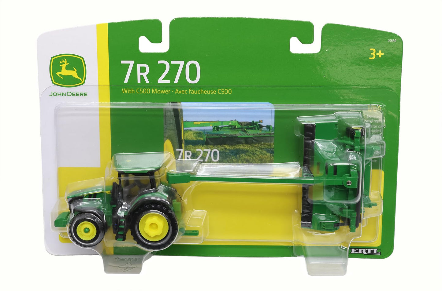 John Deere 1/64 7R 270 with Mower Set Toy - LP82782