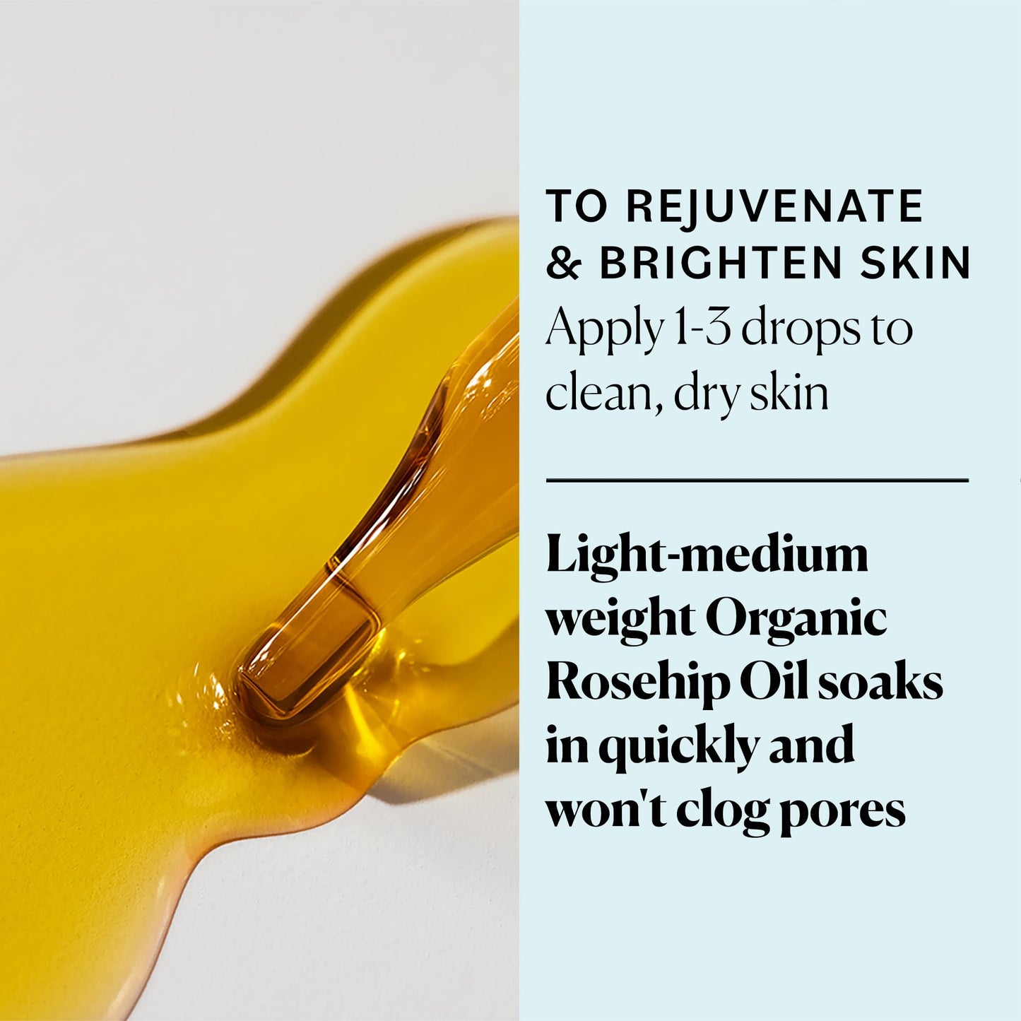 Sky Organics Organic Rosehip Oil (1oz) – 100% Pure Cold-Pressed Rosehip Seed Oil for Radiant Skin, Hair & Acne, Anti-Aging Antioxidant Face Oil