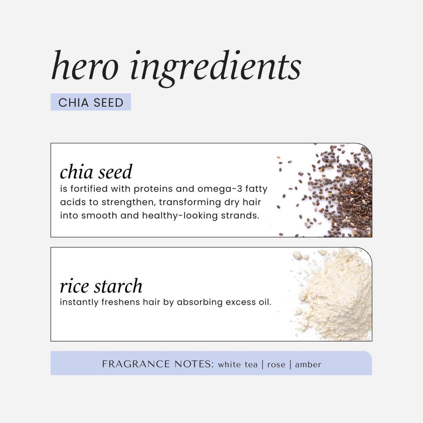 HASK Chia Seed Volumizing Dry Shampoo – Absorbs Oil, Adds Volume & Bounce, Builds Body, No Sulfates or Parabens, Cruelty-Free – 8.1oz