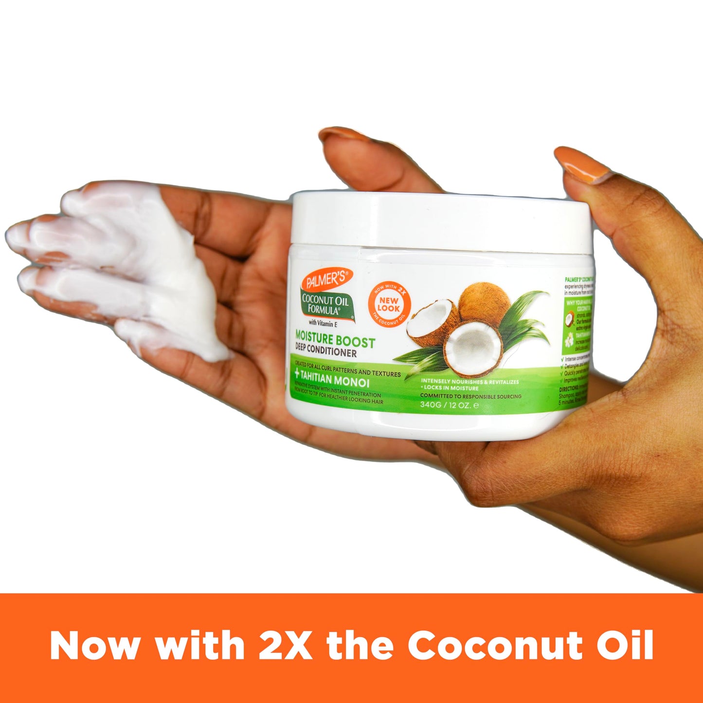 Palmer's Coconut Oil Formula Moisture Boost Deep Hair Conditioner, 12 Fl Oz