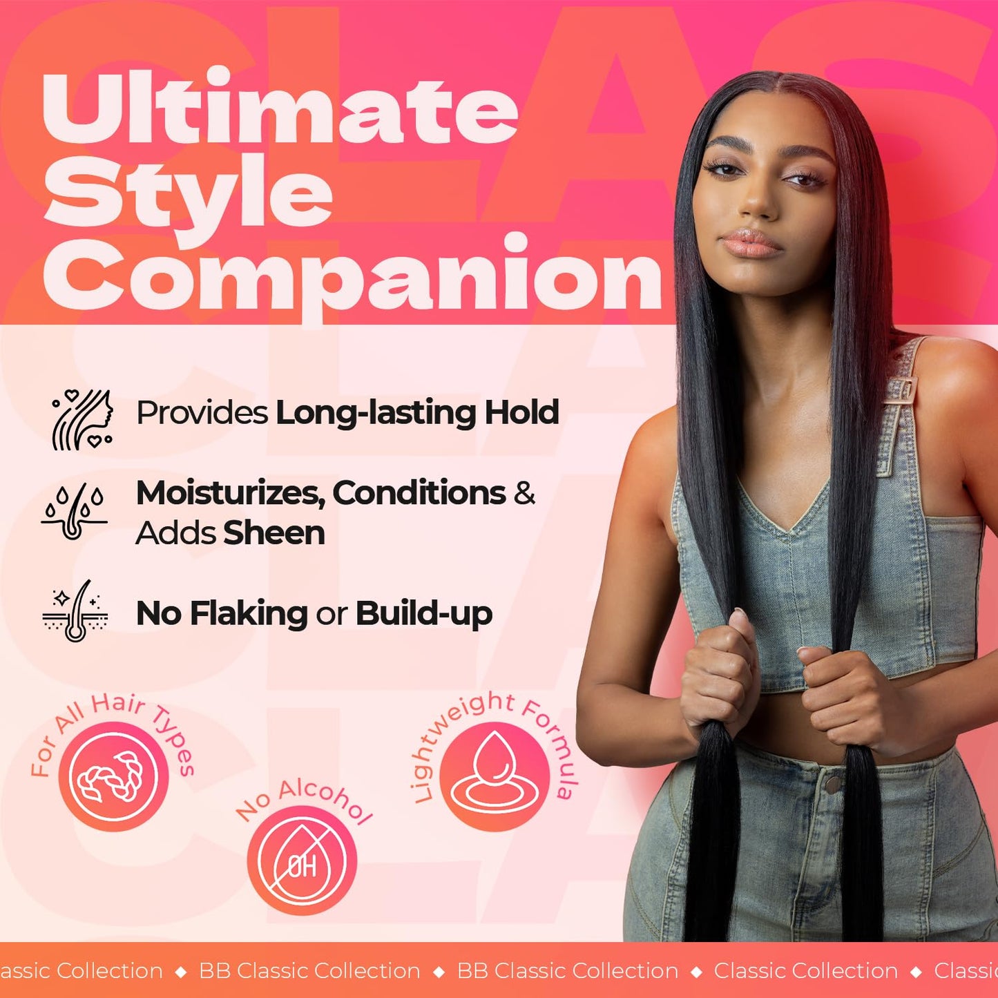 Bronner Bros BB Foam Wrap Lotion with Olive Oil | Moisturizing, Alcohol-Free Formula for Natural & Relaxed Hair | Defines Curls & Sets | 8 oz