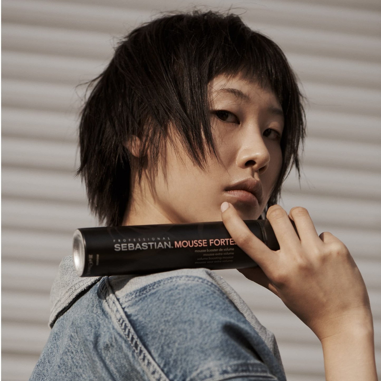 Sebastian Professional Mousse Forte | Strong-Hold Hair Styling Mousse | Volume, Body-Boosting for Curls & Waves with Heat Protection | 7 oz