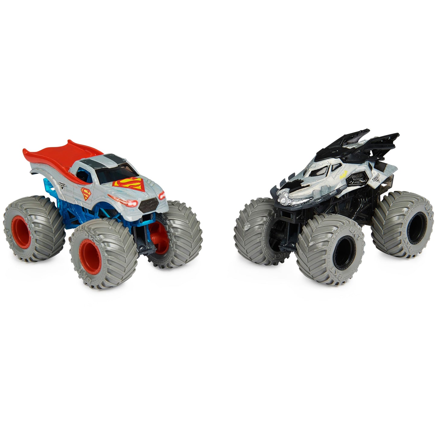 Monster Jam, Official Batman Vs. Superman Color-Changing Die-Cast Monster Trucks, 1:64 Scale