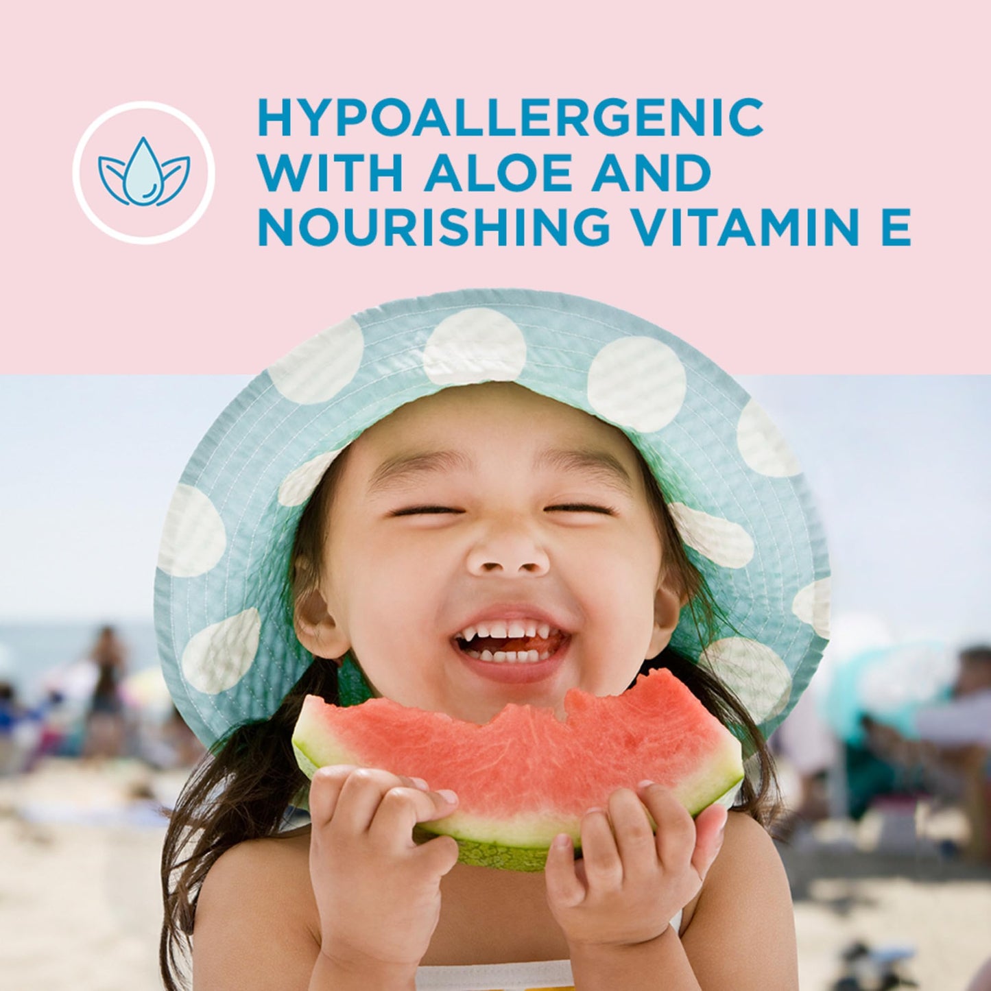 Coppertone WaterBabies Baby Sunscreen Lotion SPF 50, Hypoallergenic Sunscreen for Babies, Water Resistant, Pediatrician Recommended, 8 Fl Oz Bottle