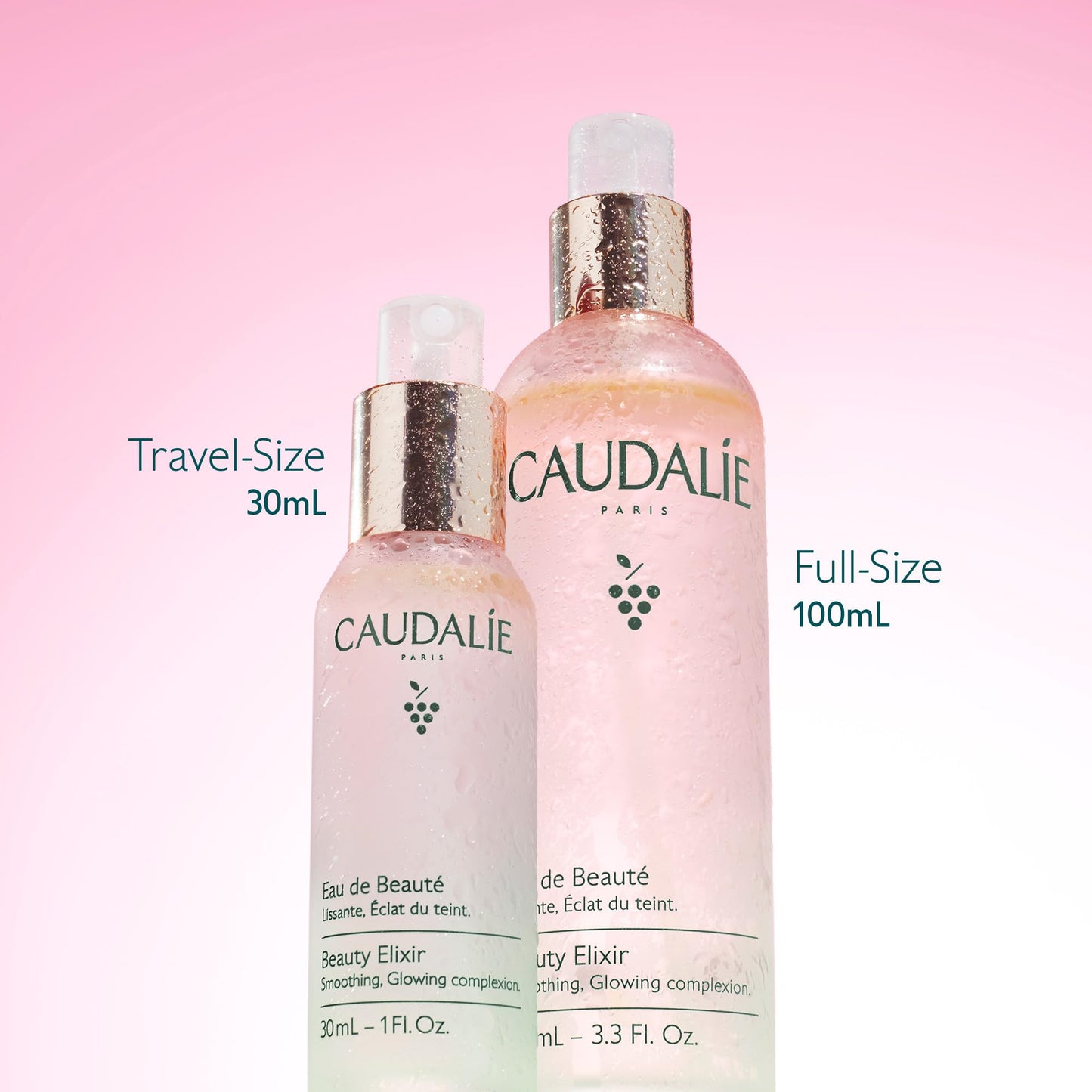 Caudalie Beauty Elixir Face Mist: Toner That Tightens Pores + Reduces Dullness + Sets Makeup - 30 mL